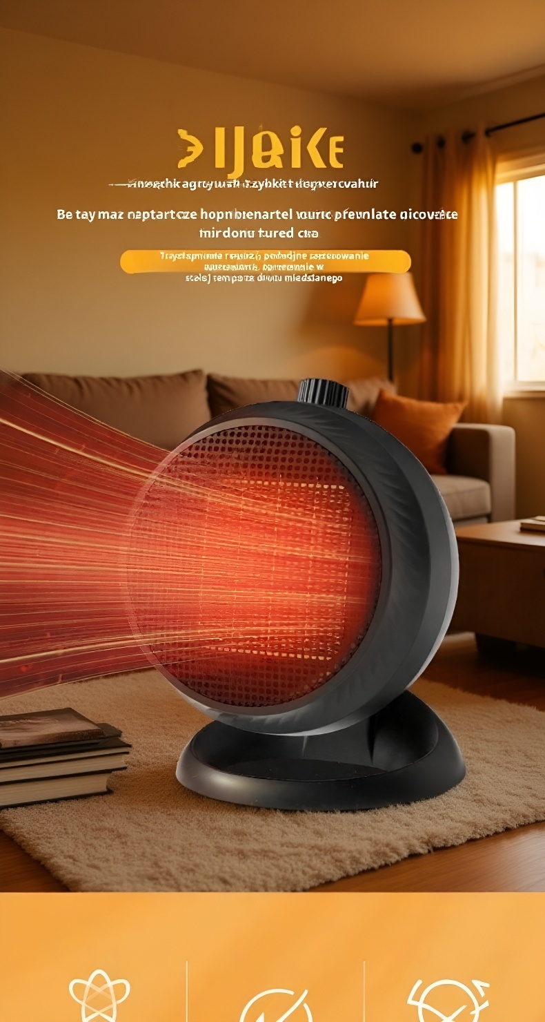 Domowy stojący energooszczędny grzejnik wentylatorowy