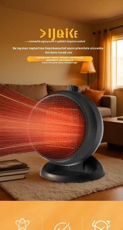Domowy stojący energooszczędny grzejnik wentylatorowy