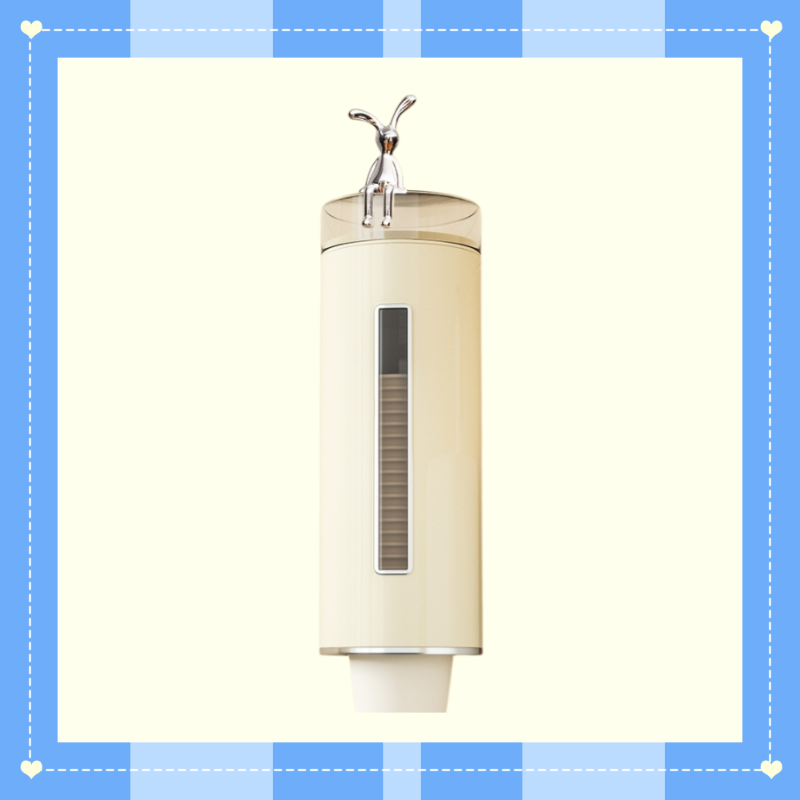  Wieszak na kubki jednorazowe montowany na ścianie, odporny na kurz