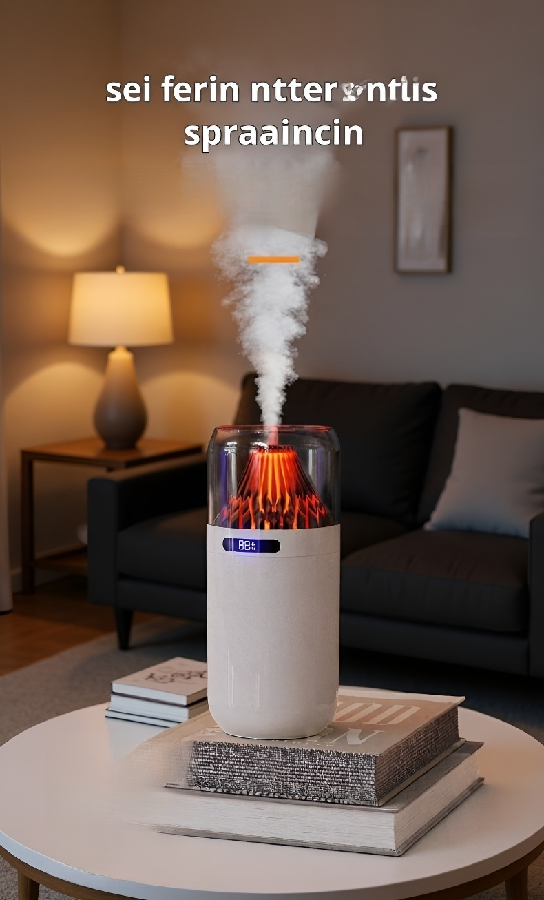 Cichy nawilżacz powietrza w sypialni