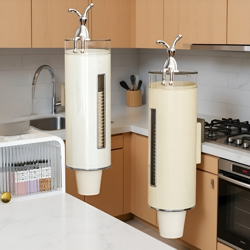  Wieszak na kubki jednorazowe montowany na ścianie, odporny na kurz