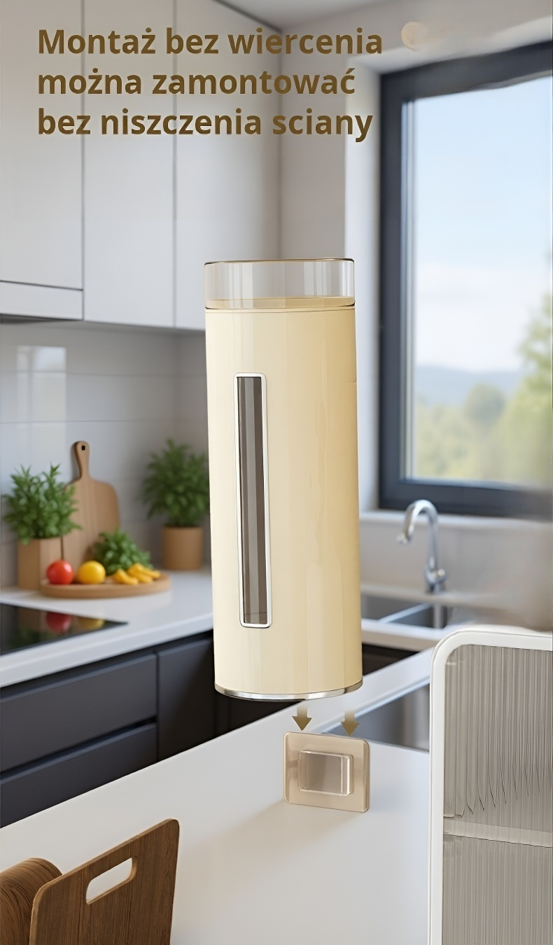 Wieszak na kubki jednorazowe - oszczędność miejsca