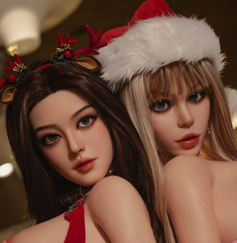 Maya & Mia- 5ft 5/164cm D-Cup Two Silicone Head Sex Doll
