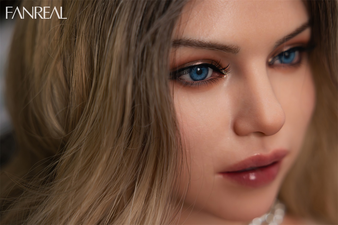 FanReal | Carlee - 3ft 1/95cm G-Cup Tanned Silicone Torso for Men