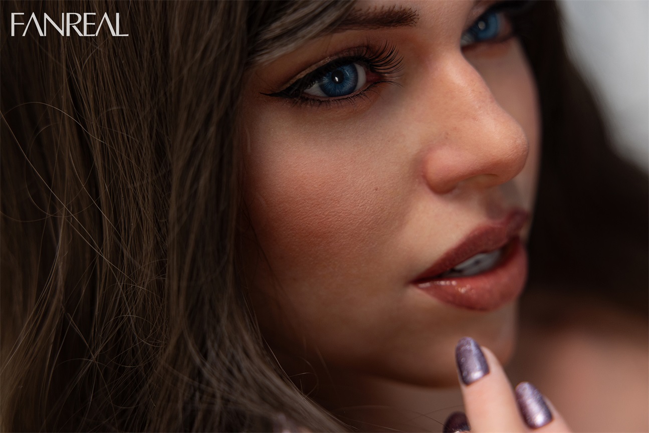 FanReal | Gina - G-Cup Tanned ROS Head Sex Doll Torso for Men