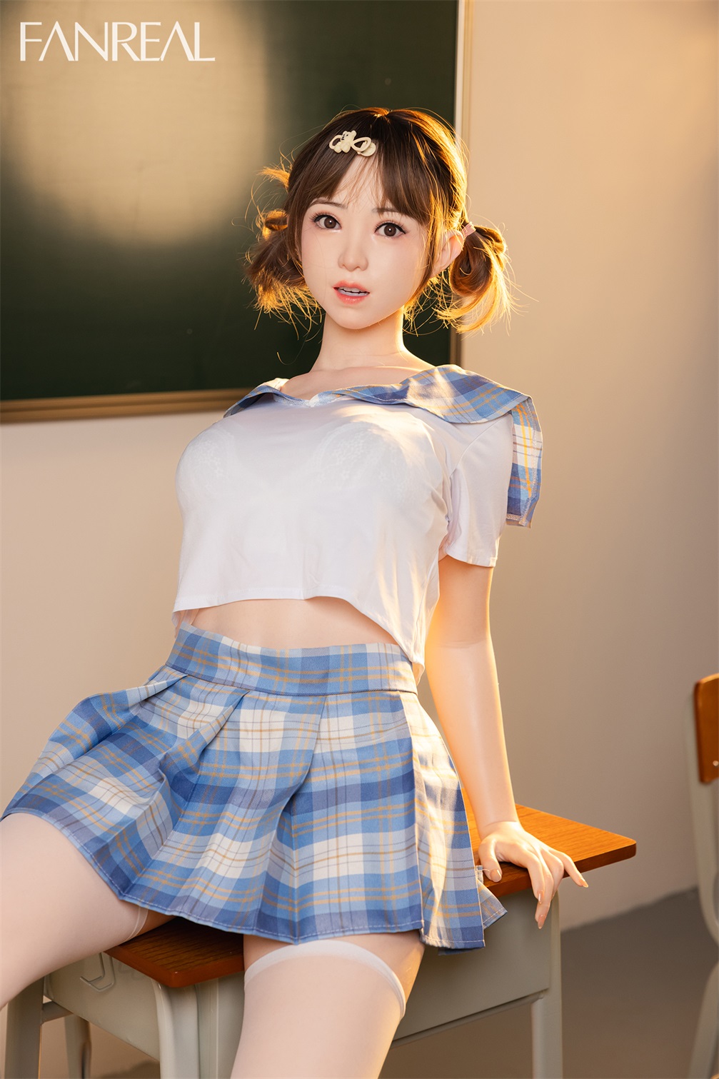 FanReal丨Mo - 5ft 1/155cm F-Cup Asian ROS Silicone Sex Doll
