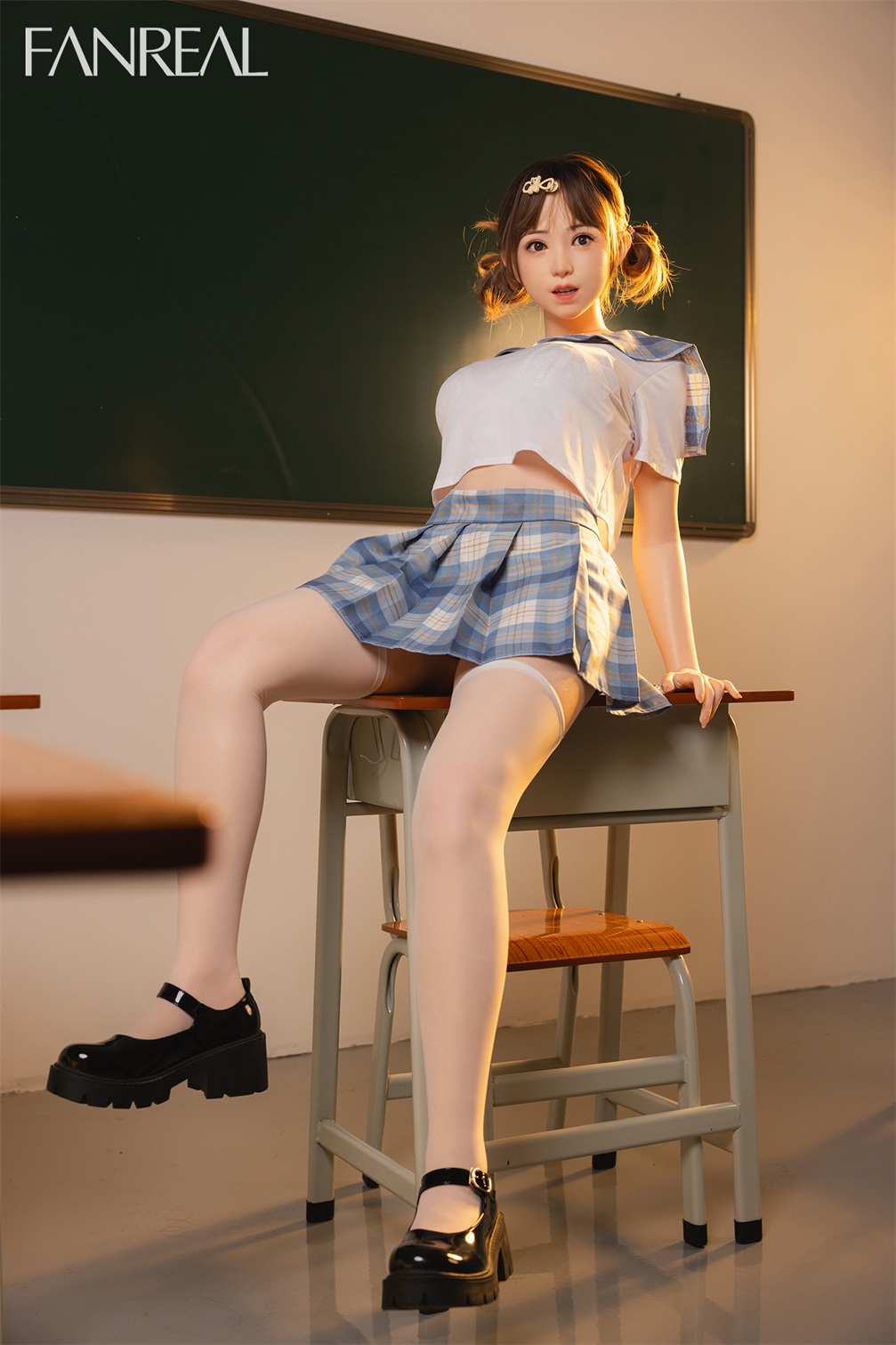 FanReal丨Mo - 5ft 1/155cm F-Cup Asian ROS Silicone Sex Doll