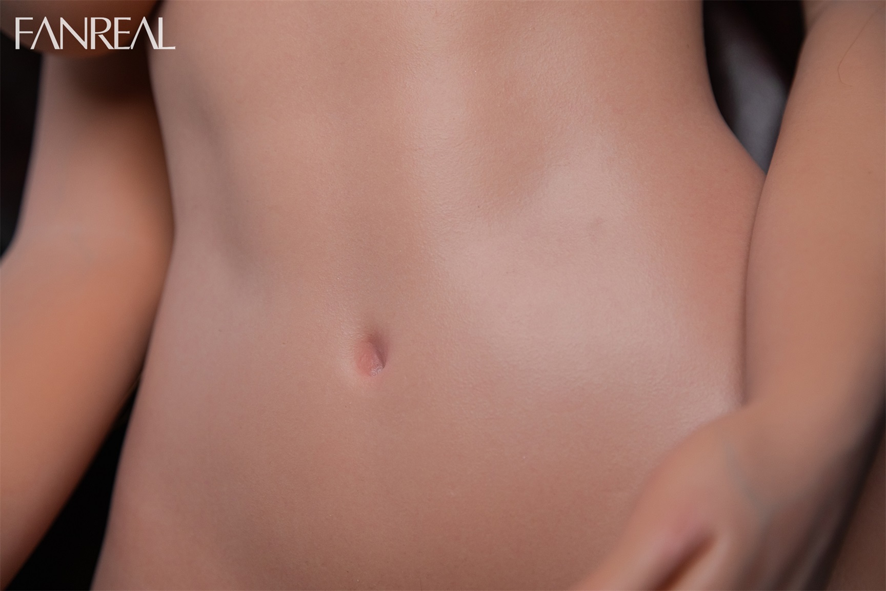 FanReal | Kelly - Blonde F-Cup Tanned ROS Head Sex Doll Torso for Men