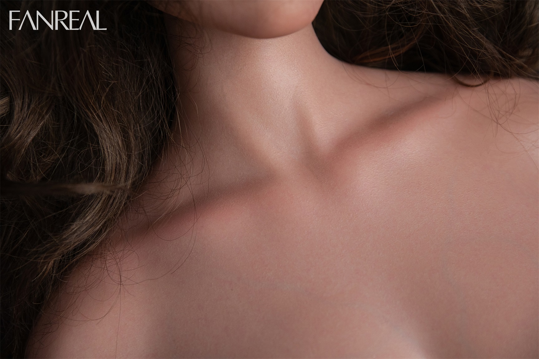 FanReal | Kelly - Blonde F-Cup Tanned ROS Head Sex Doll Torso for Men