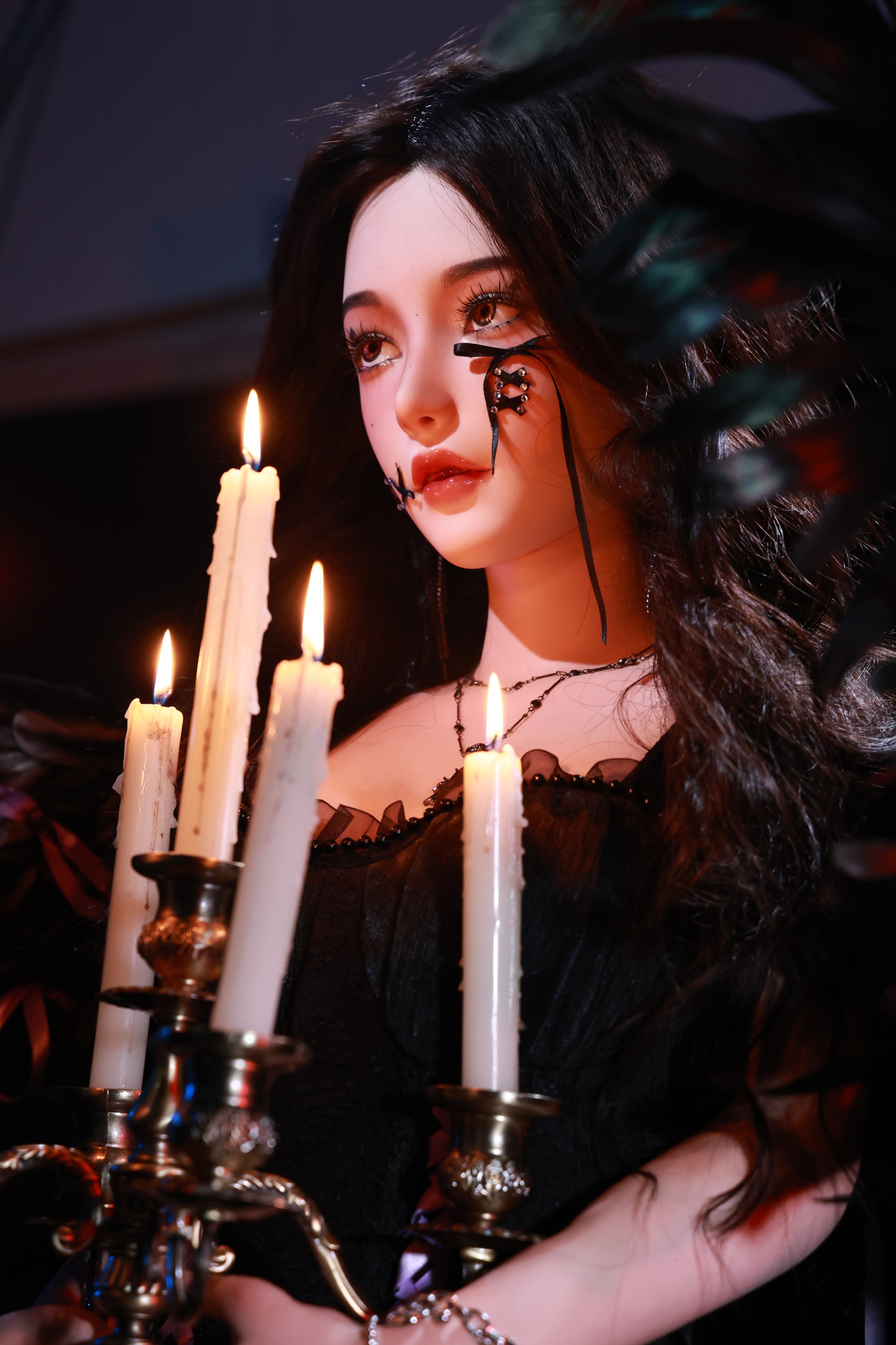XY Doll丨Angela- 5ft 6/168cm D-cup Halloween Silicone Head Sex Doll