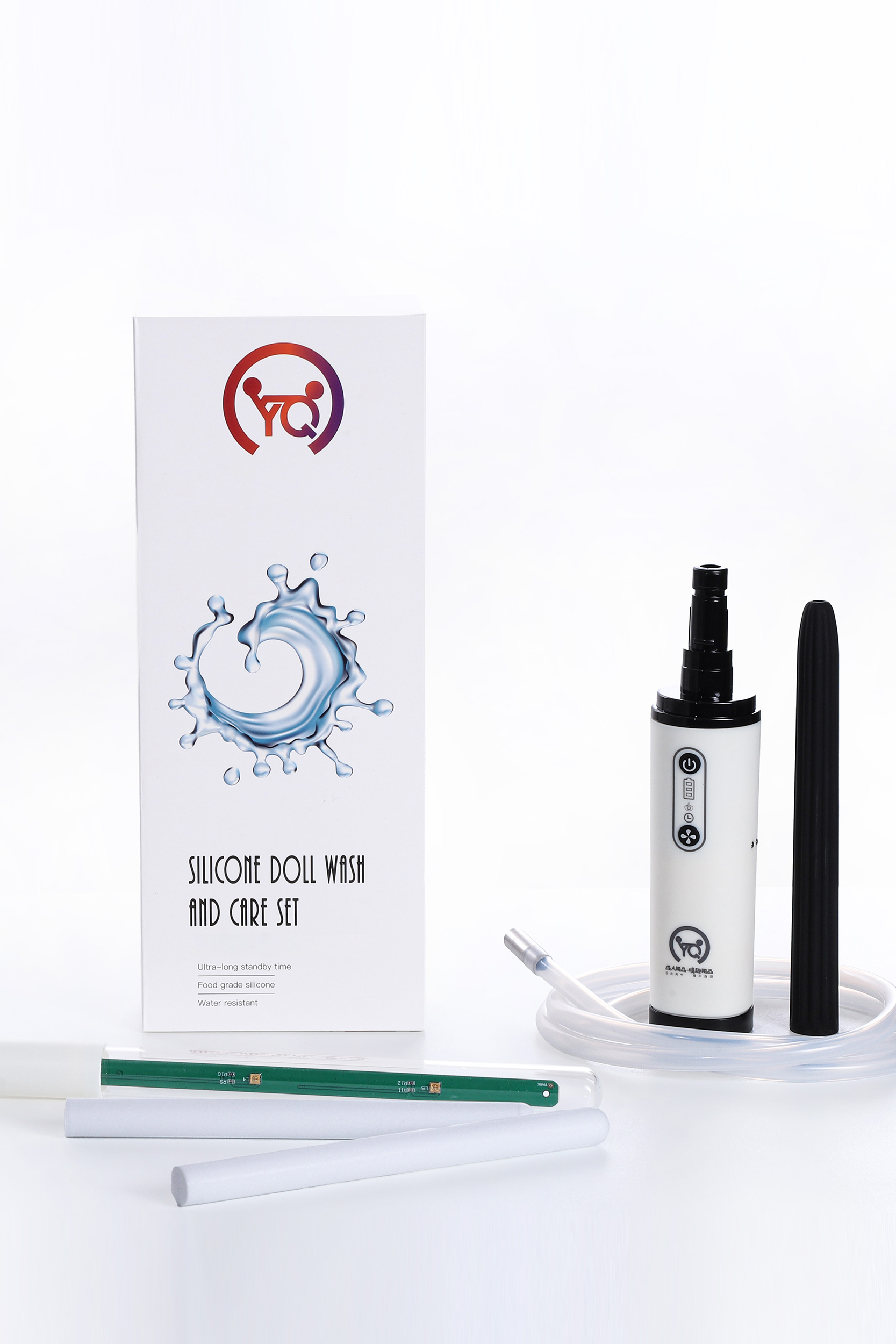 Automatic Love Holes Cleaning & Drying Douche for Sex Doll