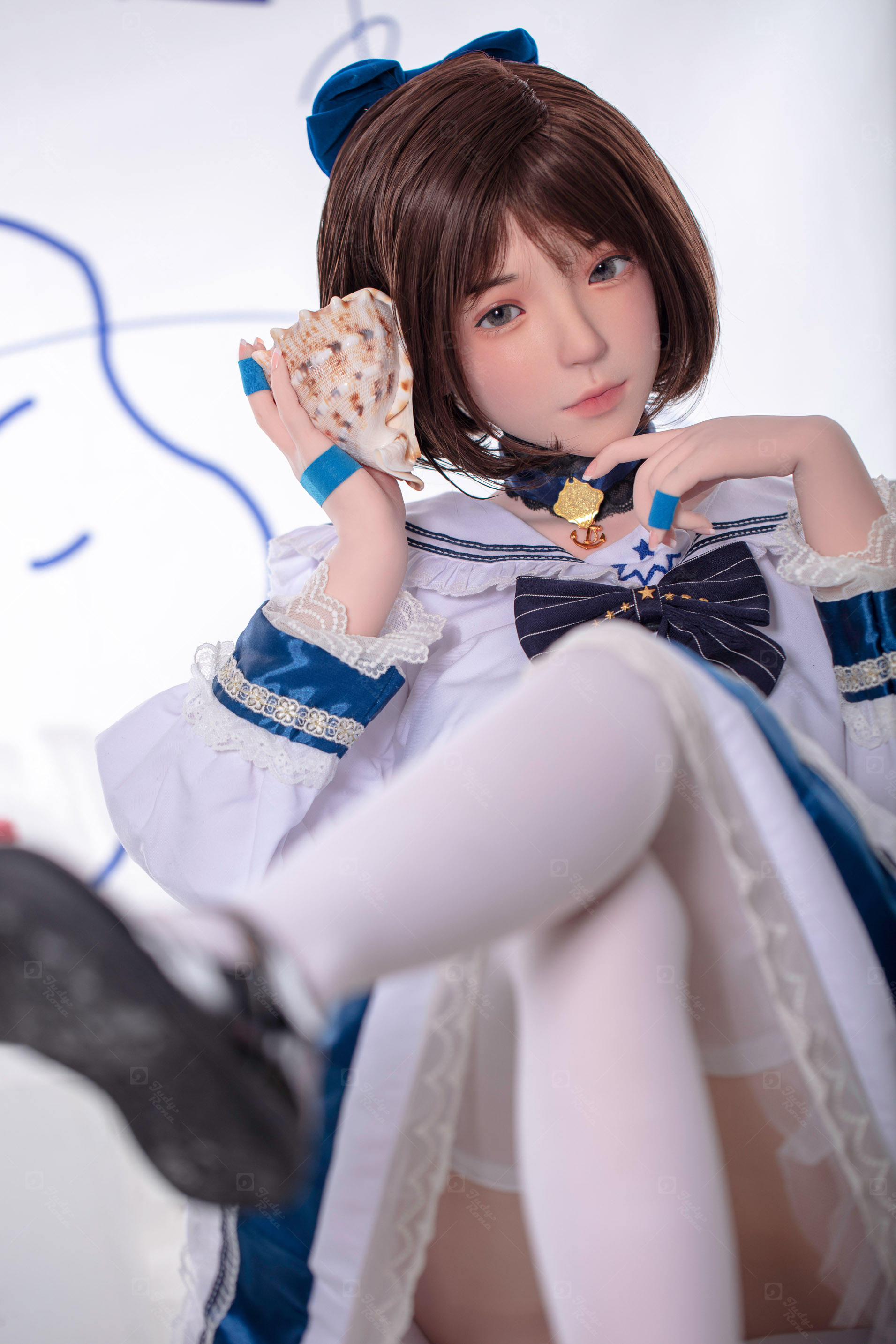 JR | Emi - 4Ft 10(148cm) Listen Conch Girl Silicone Sex Doll