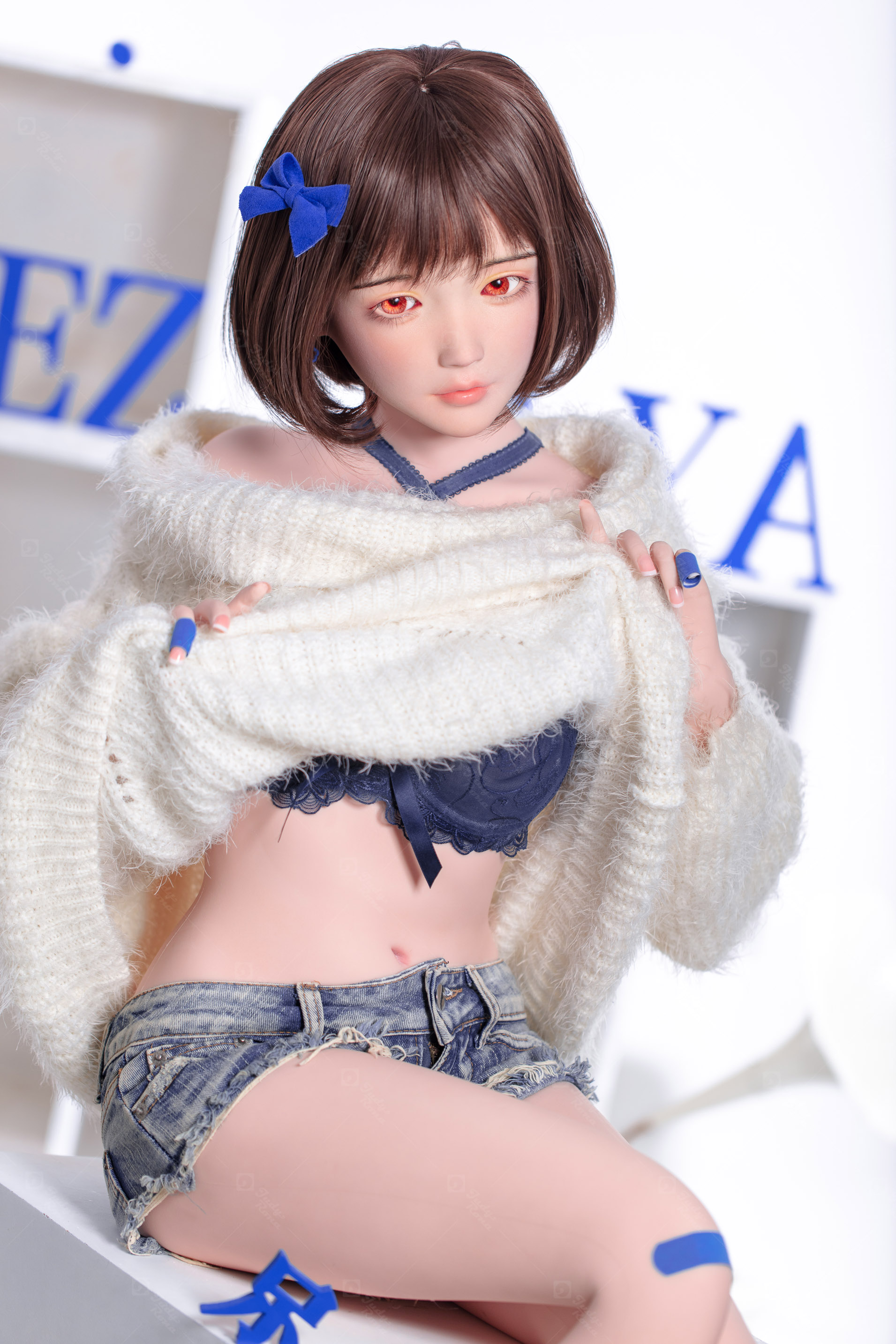 JR | Yumi - 4Ft 10(148cm) Japanese Sweater Girl Silicone Sex Doll