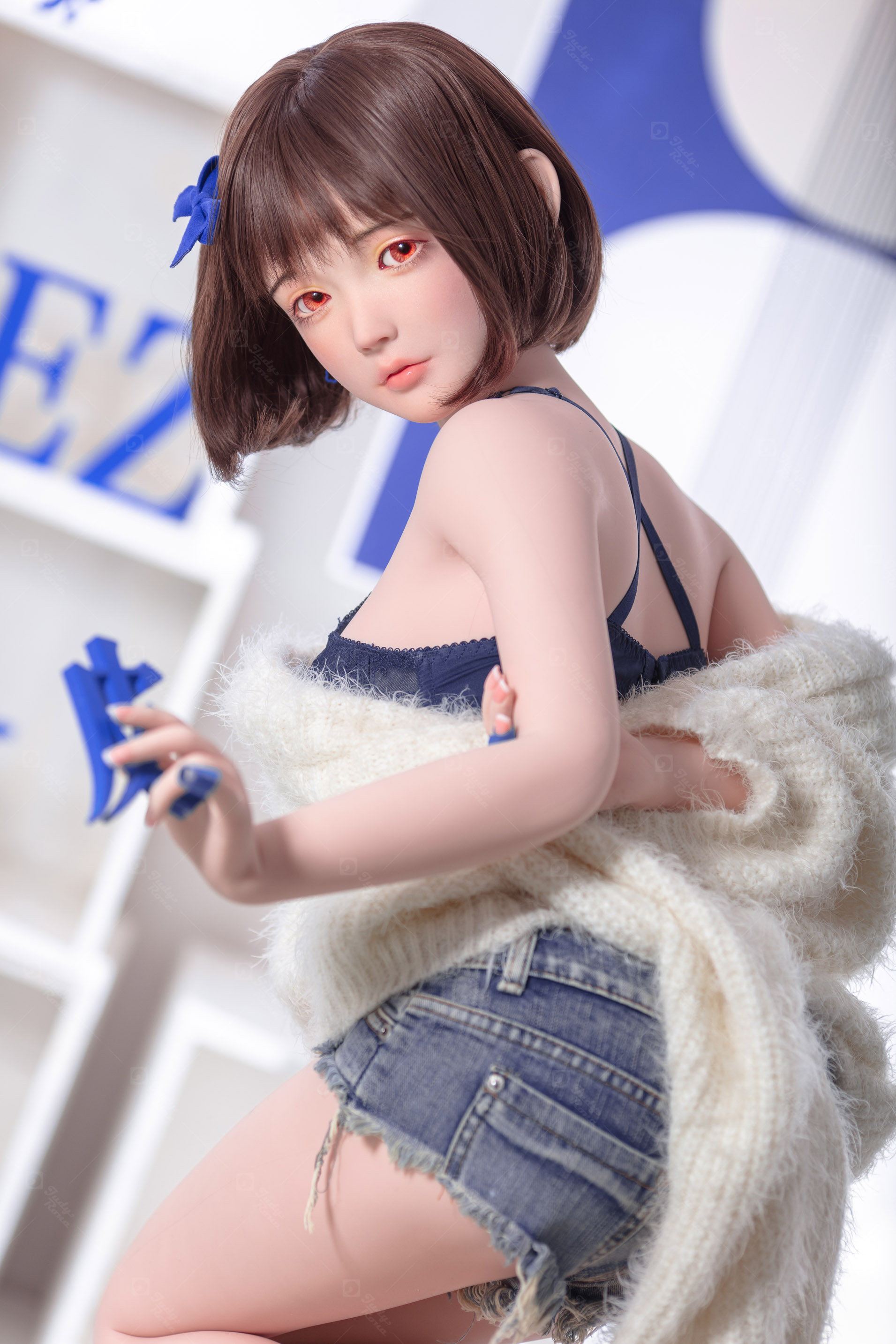 JR | Yumi - 4Ft 10(148cm) Japanese Sweater Girl Silicone Sex Doll