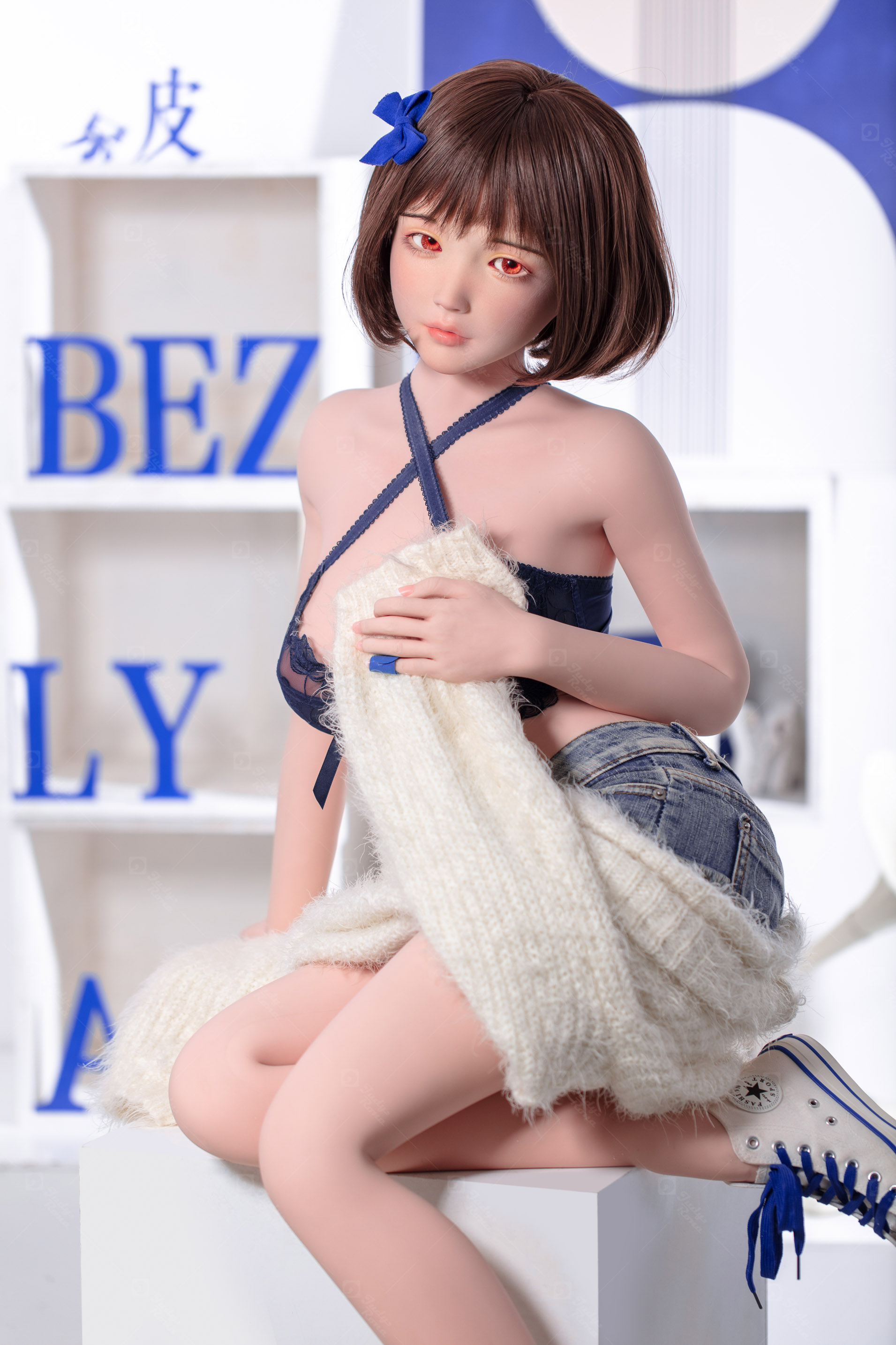 JR | Yumi - 4Ft 10(148cm) Japanese Sweater Girl Silicone Sex Doll