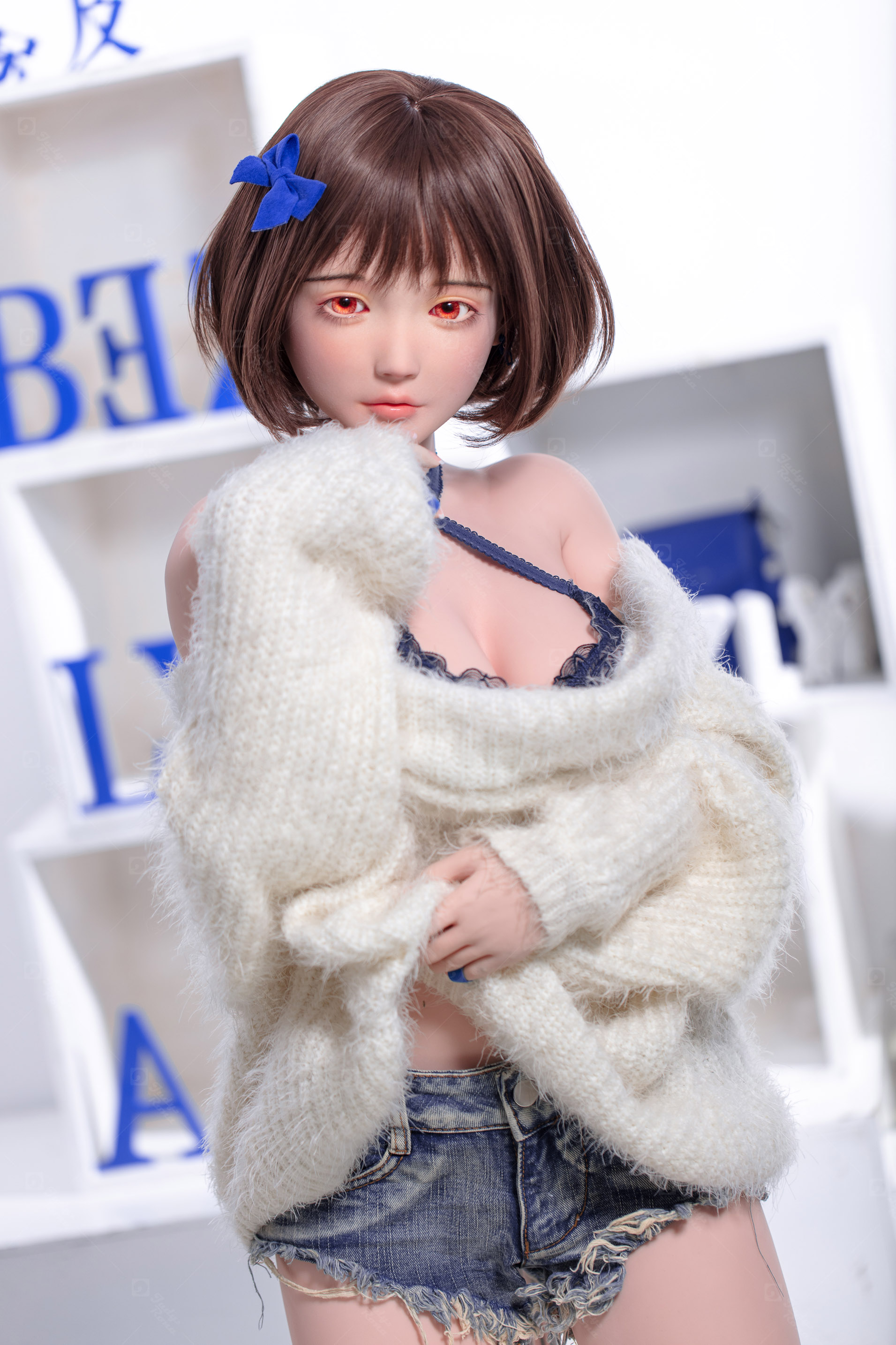 JR | Yumi - 4Ft 10(148cm) Japanese Sweater Girl Silicone Sex Doll