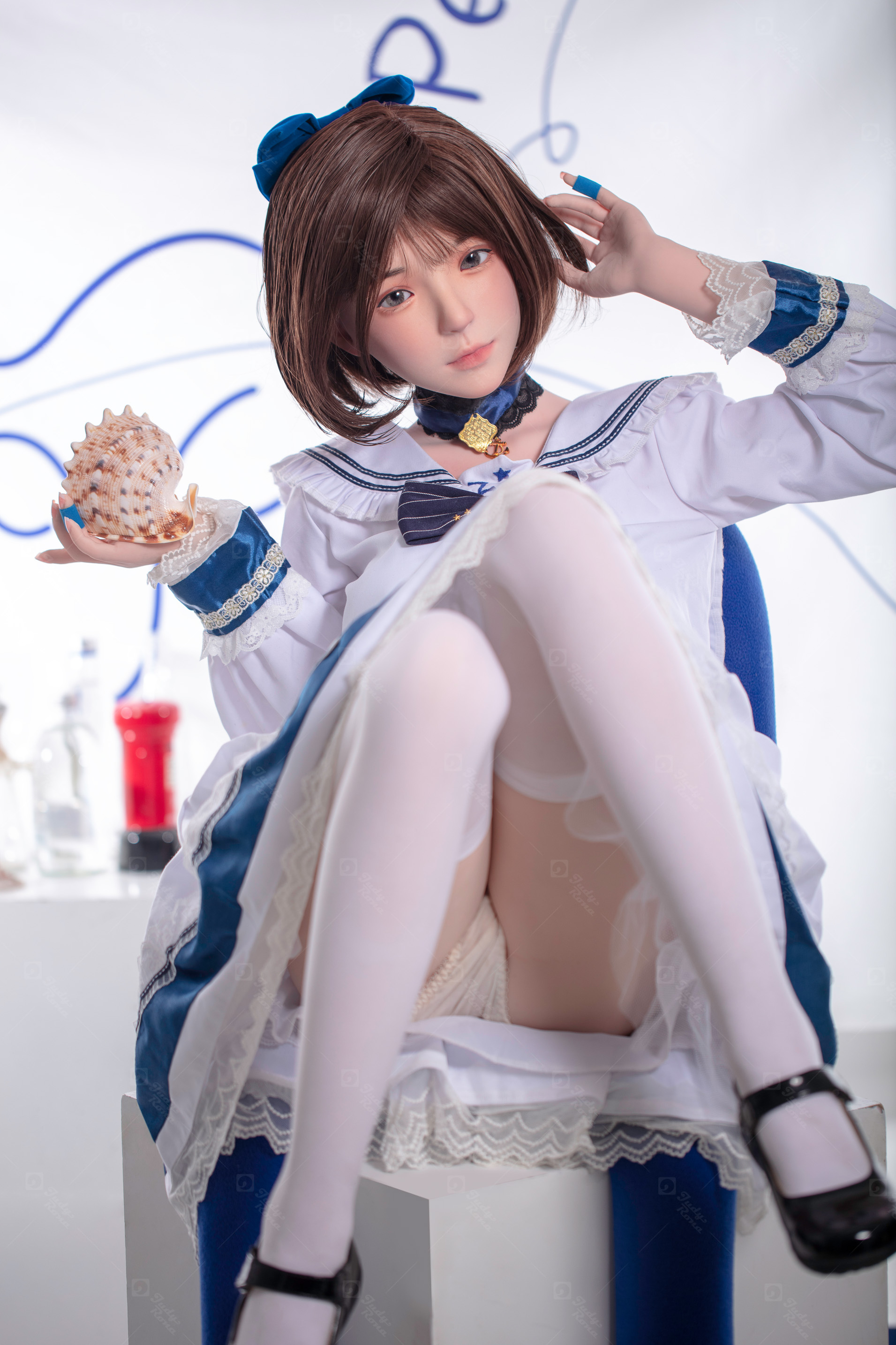 JR | Emi - 4Ft 10(148cm) Listen Conch Girl Silicone Sex Doll