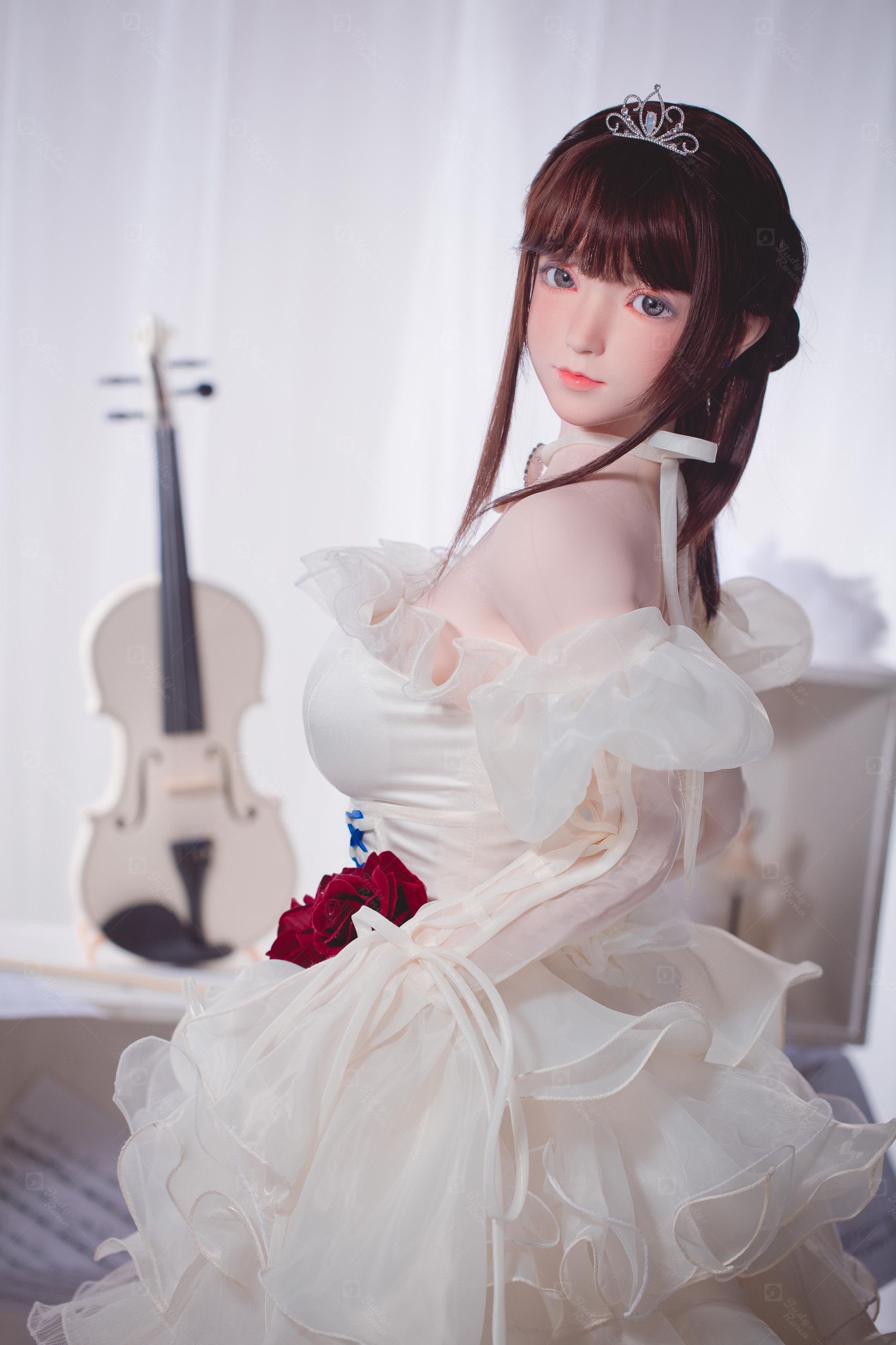 JR | Yuki - 4Ft 10(148cm) Wedding Dress Girl Silicone Sex Doll