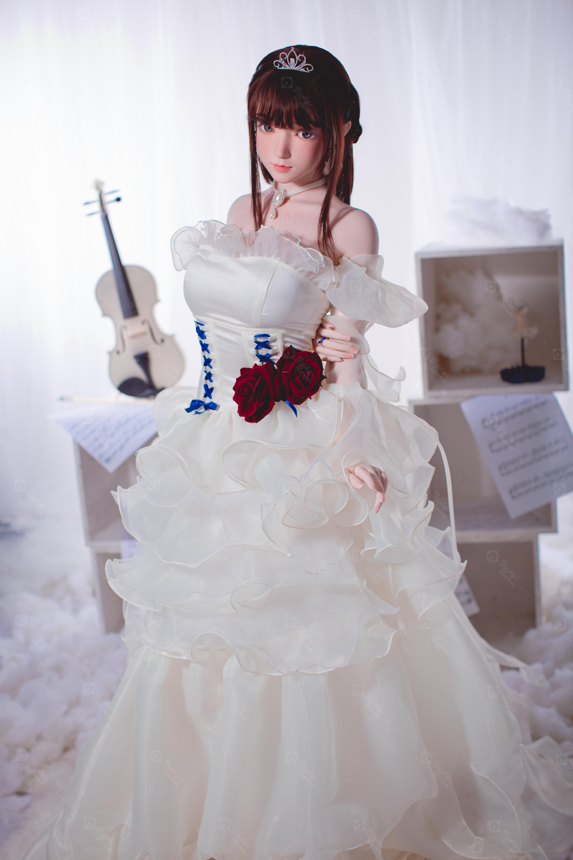 JR | Yuki - 4Ft 10(148cm) Wedding Dress Girl Silicone Sex Doll