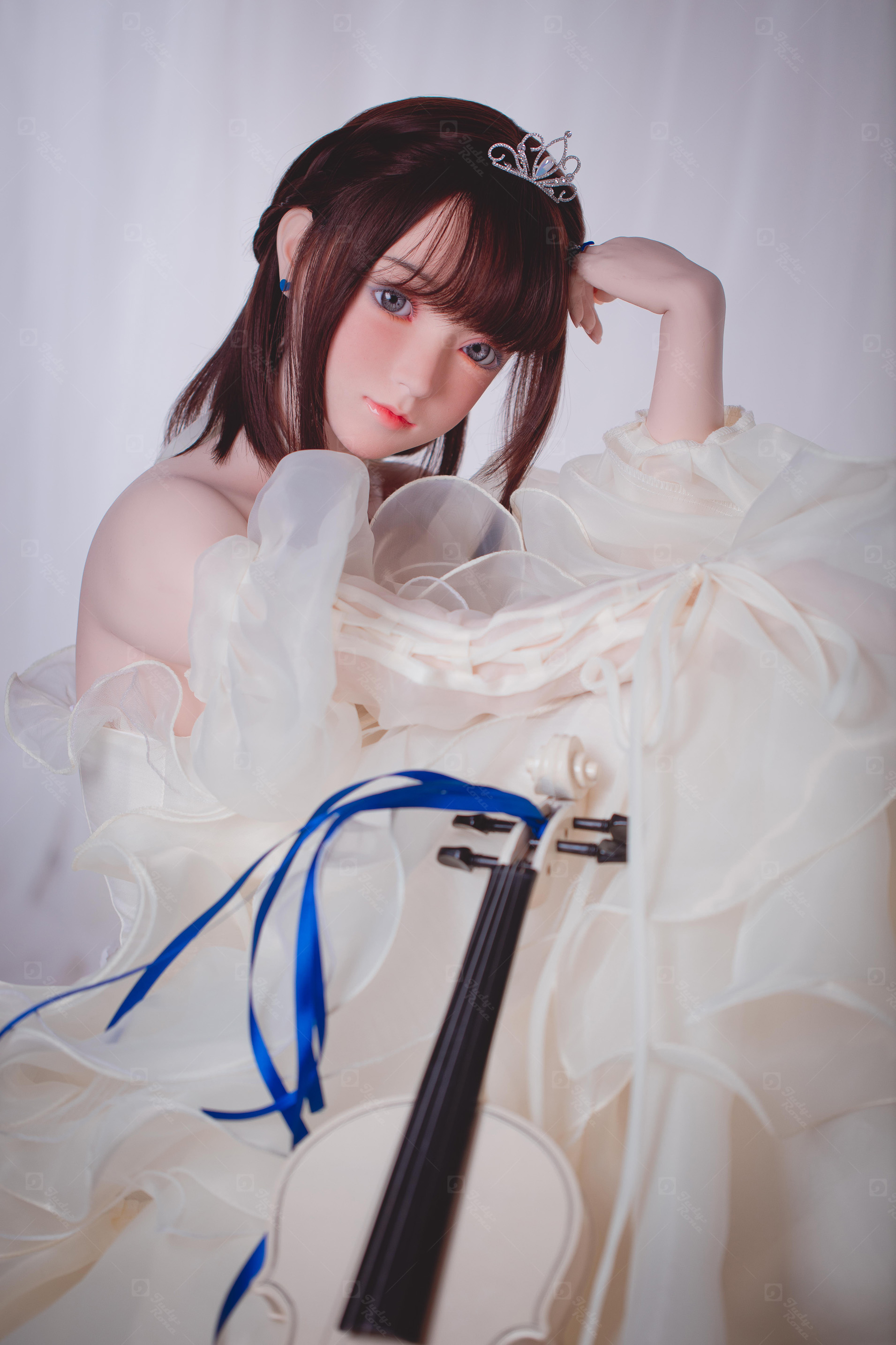 JR | Yuki - 4Ft 10(148cm) Wedding Dress Girl Silicone Sex Doll