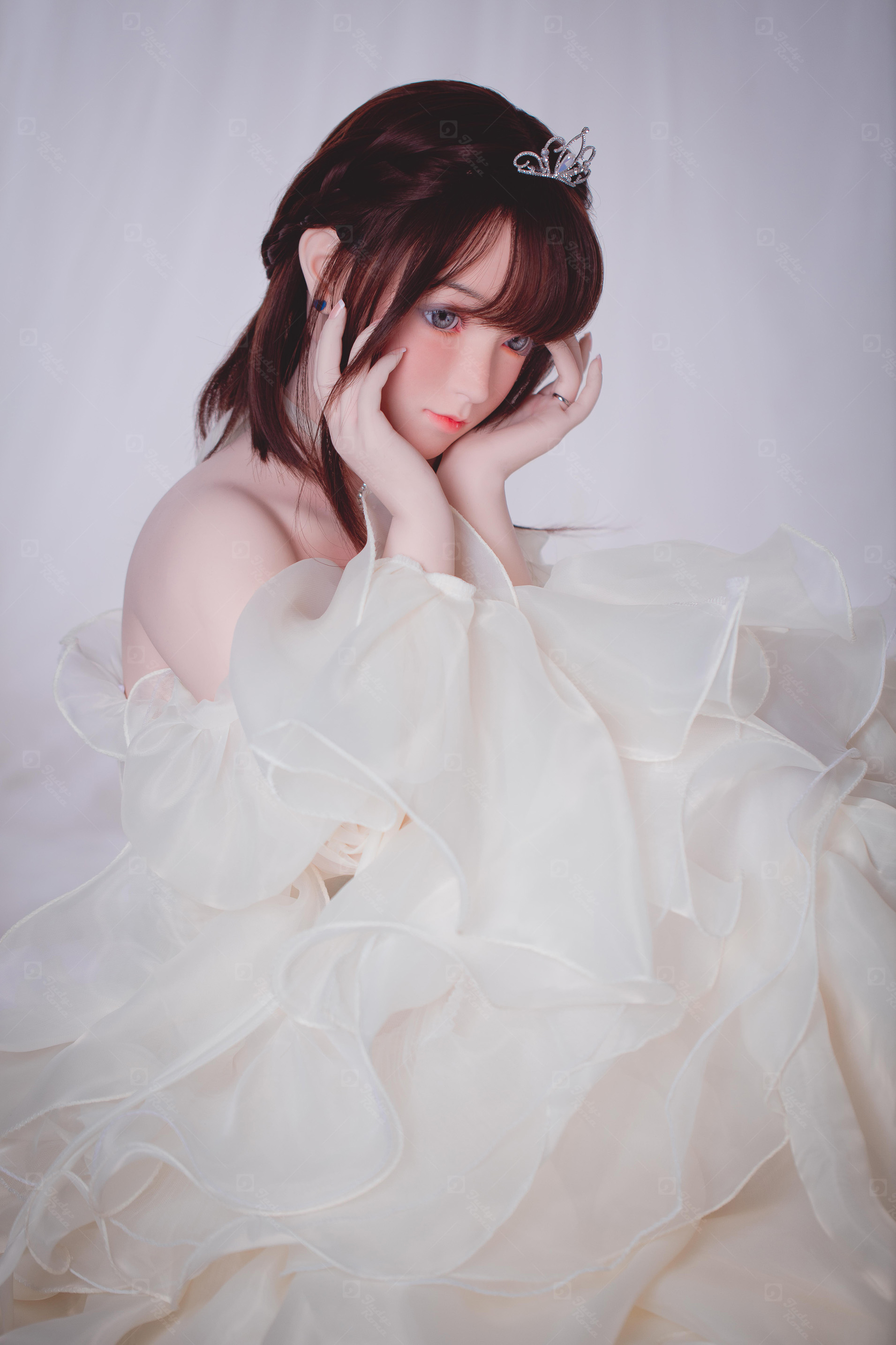 JR | Yuki - 4Ft 10(148cm) Wedding Dress Girl Silicone Sex Doll