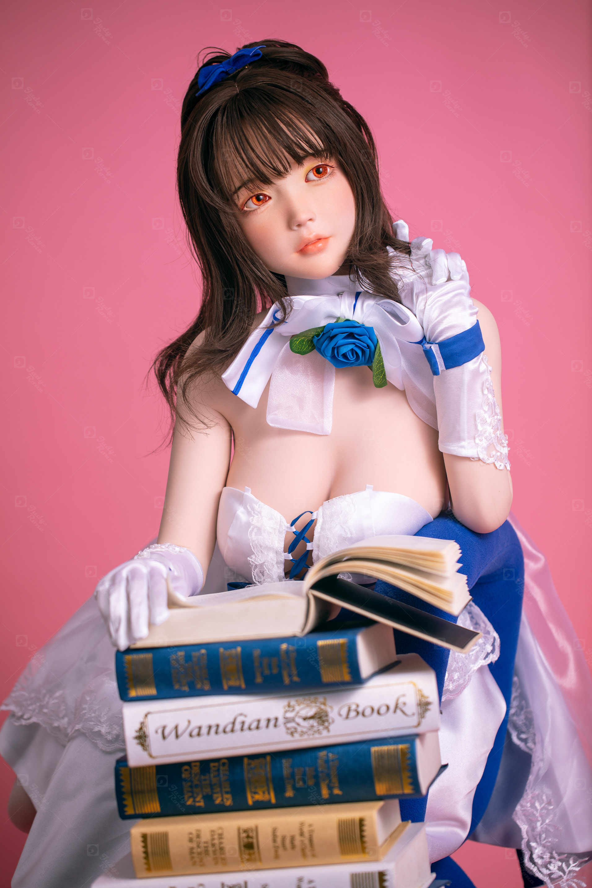 JR | Aria - 4Ft 10(148cm) Japanese Floral Skirt Silicone Sex Doll