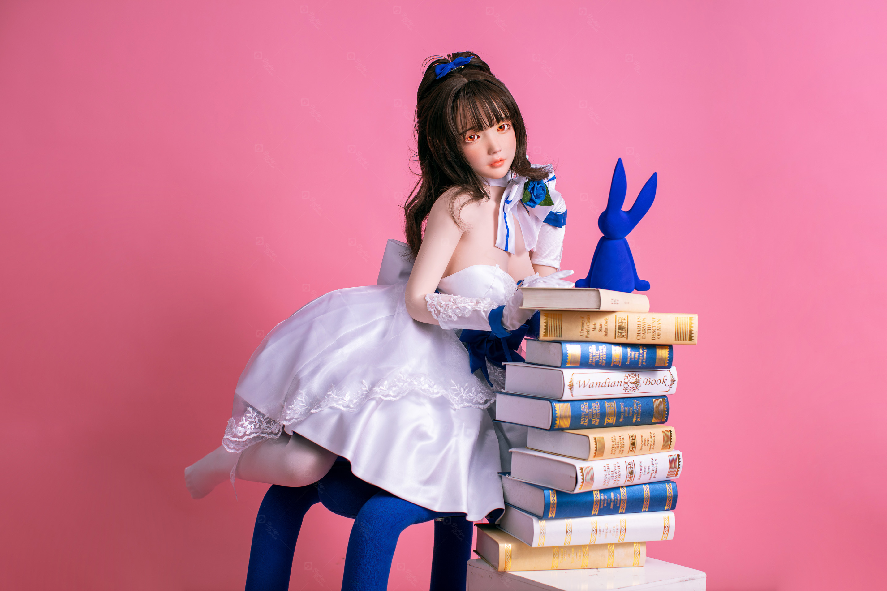 JR | Aria - 4Ft 10(148cm) Japanese Floral Skirt Silicone Sex Doll