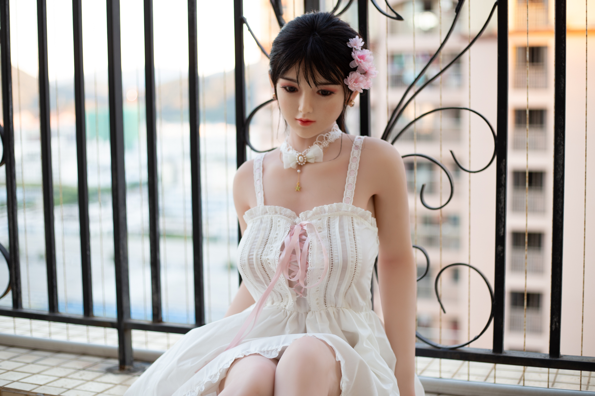 JX Doll | Maki- 4ft 11/150cm Japanese Style Cute Ultra Realistic Silicone Sex Doll-Honeylovedoll