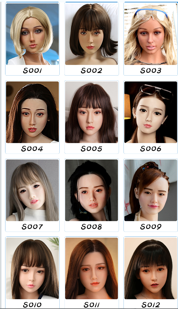 Silicone Head for Body 140cm/4ft7 - 170cm/5ft7-Honeylovedoll