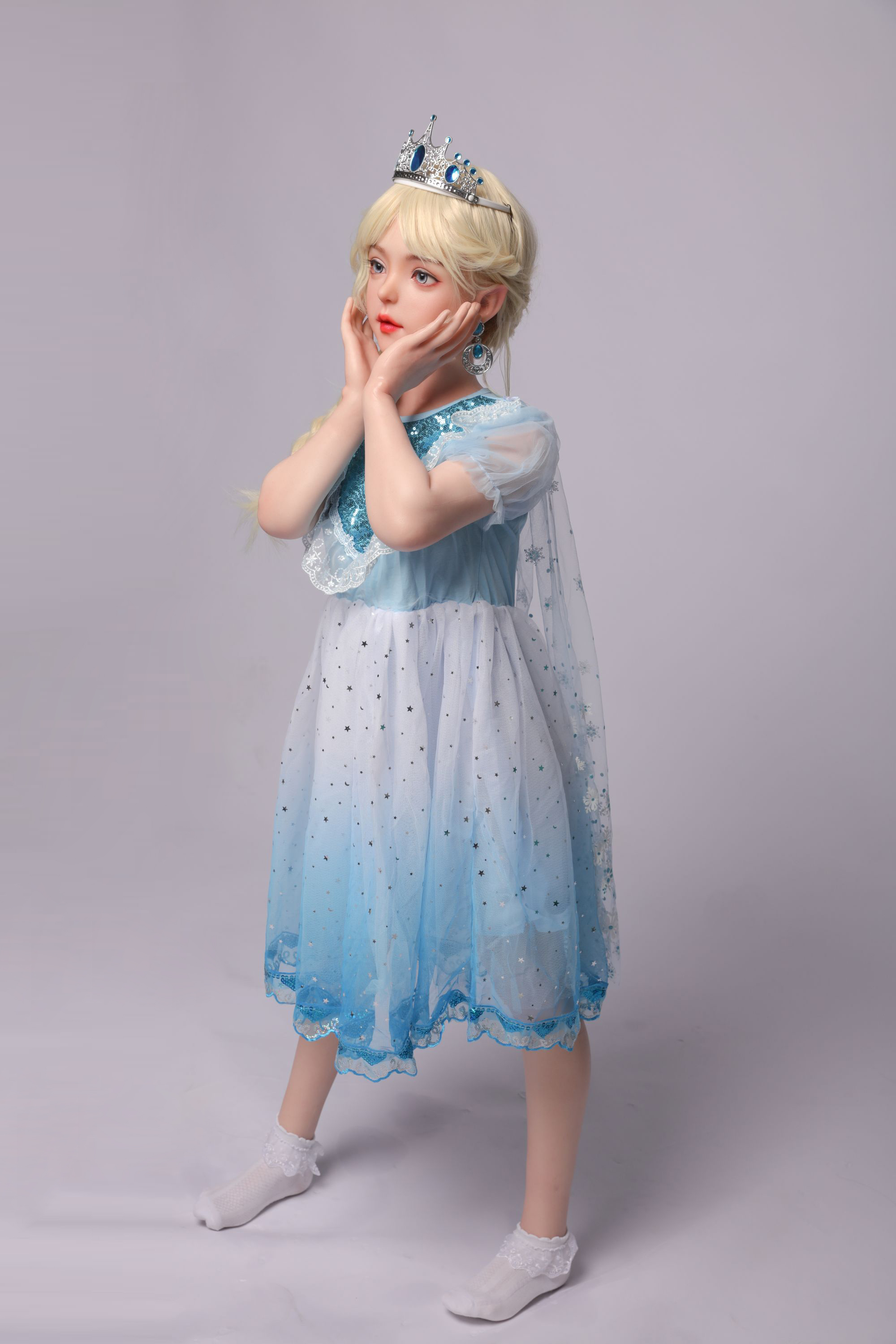 JX Doll丨Snow - A Cup Anime Cosplay Silicone head Sex Doll (In Stock US)