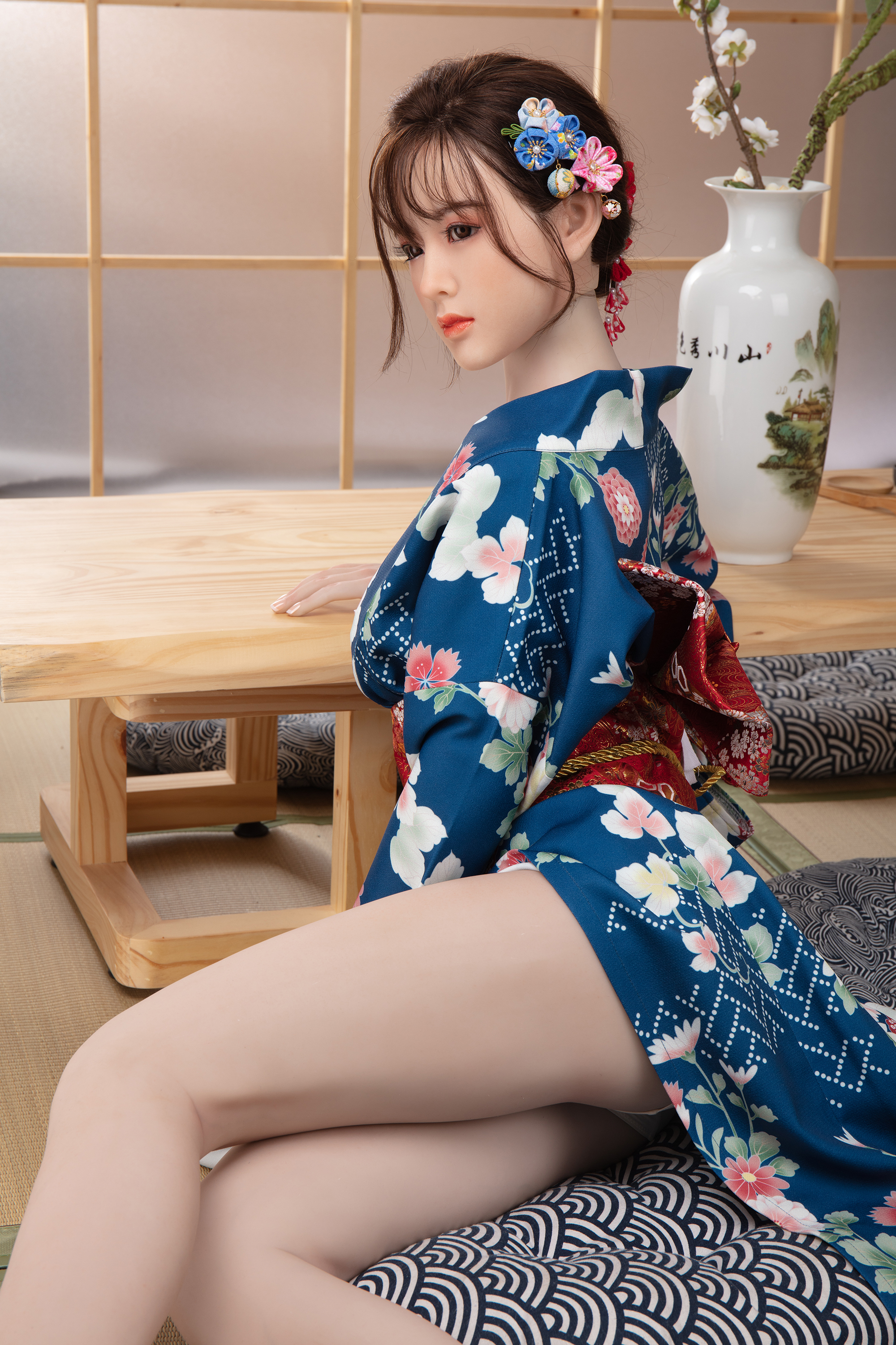 JX Doll | Midory-5ft 7/170cm Japanese Style Ultra Medium Breasts Silicone Sex Doll (6 Sizes)-Honeylovedoll