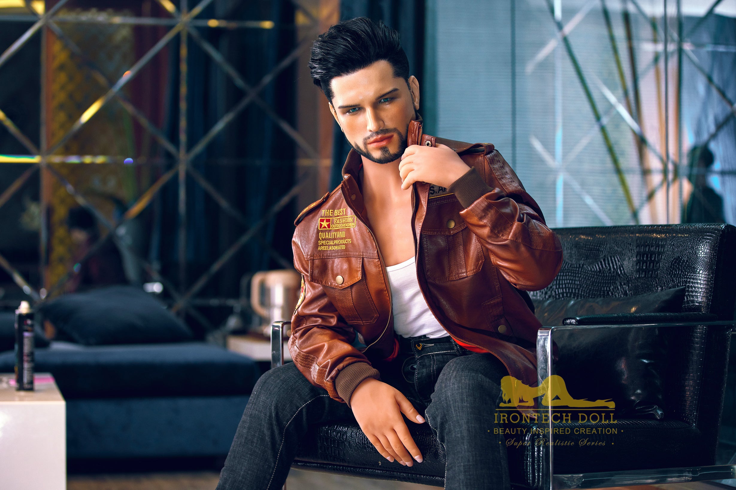 IronTech | Kev - 5Ft 4/162cm Male Sex Doll With Silicone Head-First Love Doll