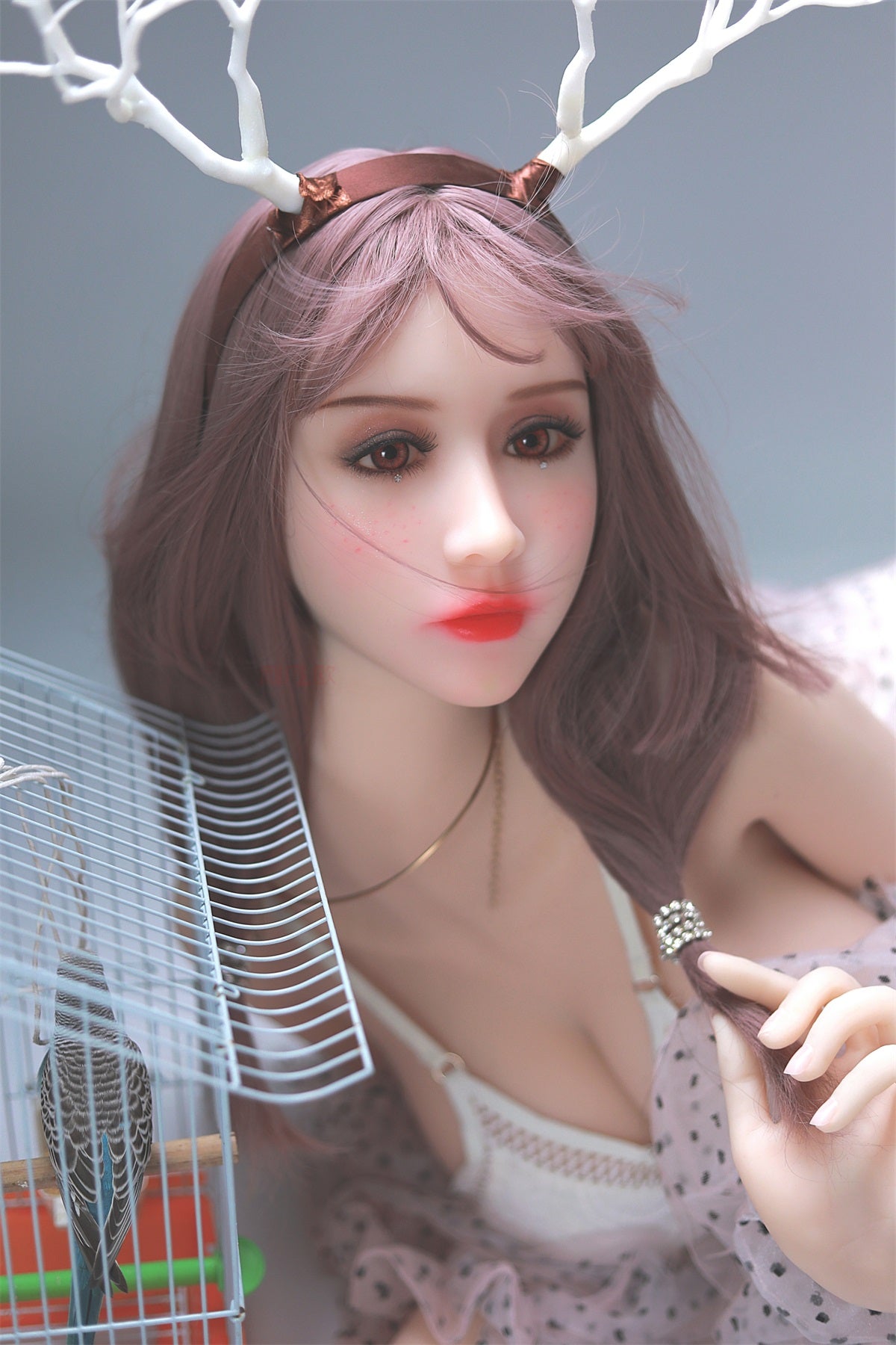 Belinda - 5ft4 (163cm) Moose Style Pretty Breasts Sex Doll With Long hair-Honeylovedoll