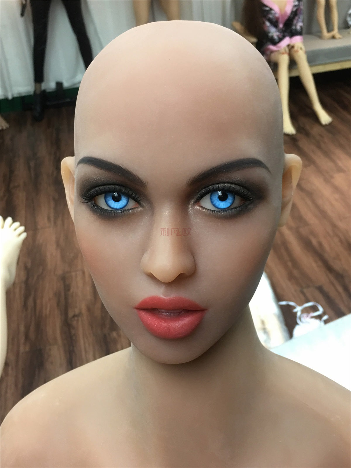 Pauline - 5ft6 (168cm) Big Breasts Chubby Sex Doll With Blonde Curly hair-Honeylovedoll