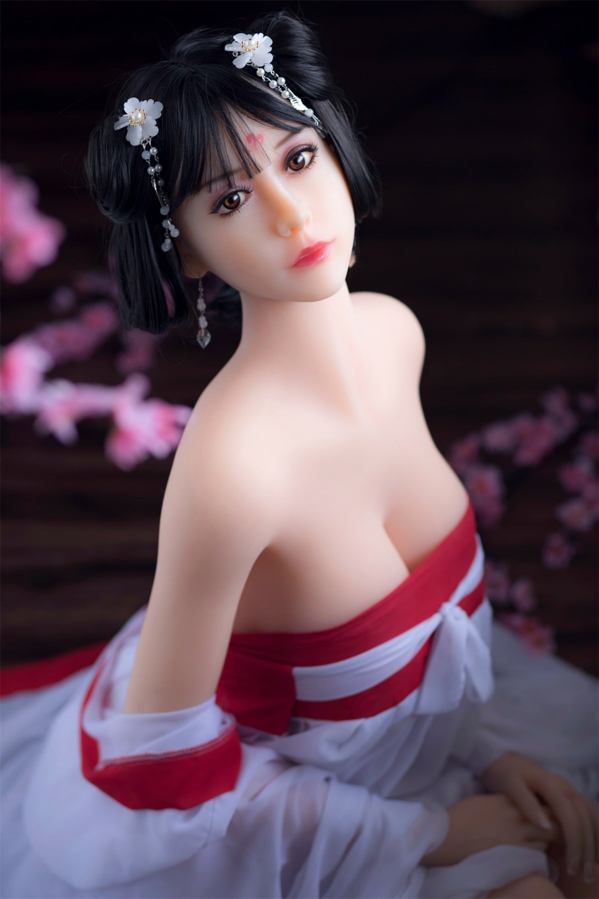 Yuhuan - 5ft 6(165cm) Chinese Style Stunning Beautiful Sex Doll With Long Black Hair-Honeylovedoll