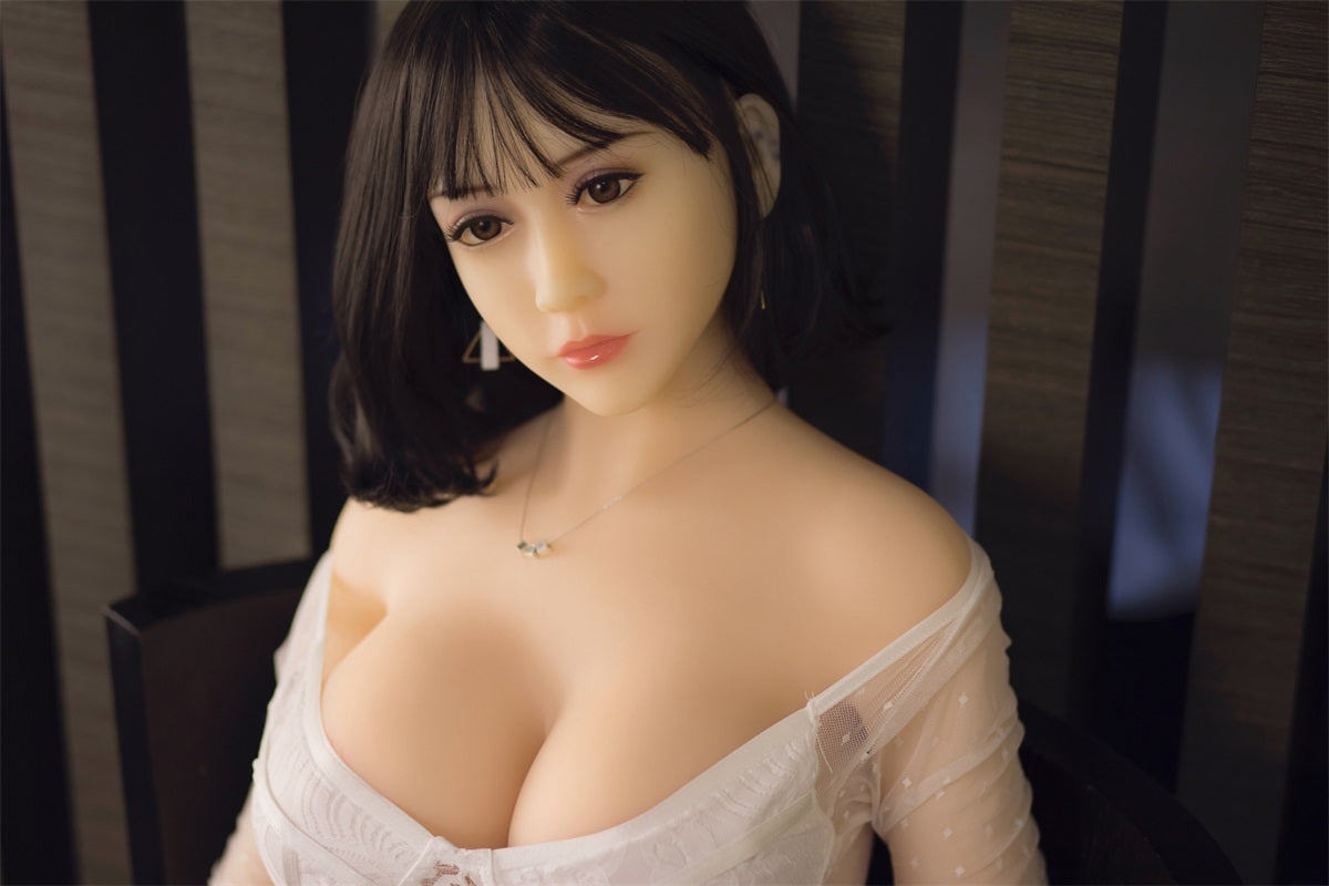 Amber - 5ft 6(165cm) Japanese Style Ultra Real Sex Doll With Black Short Hair-Honeylovedoll