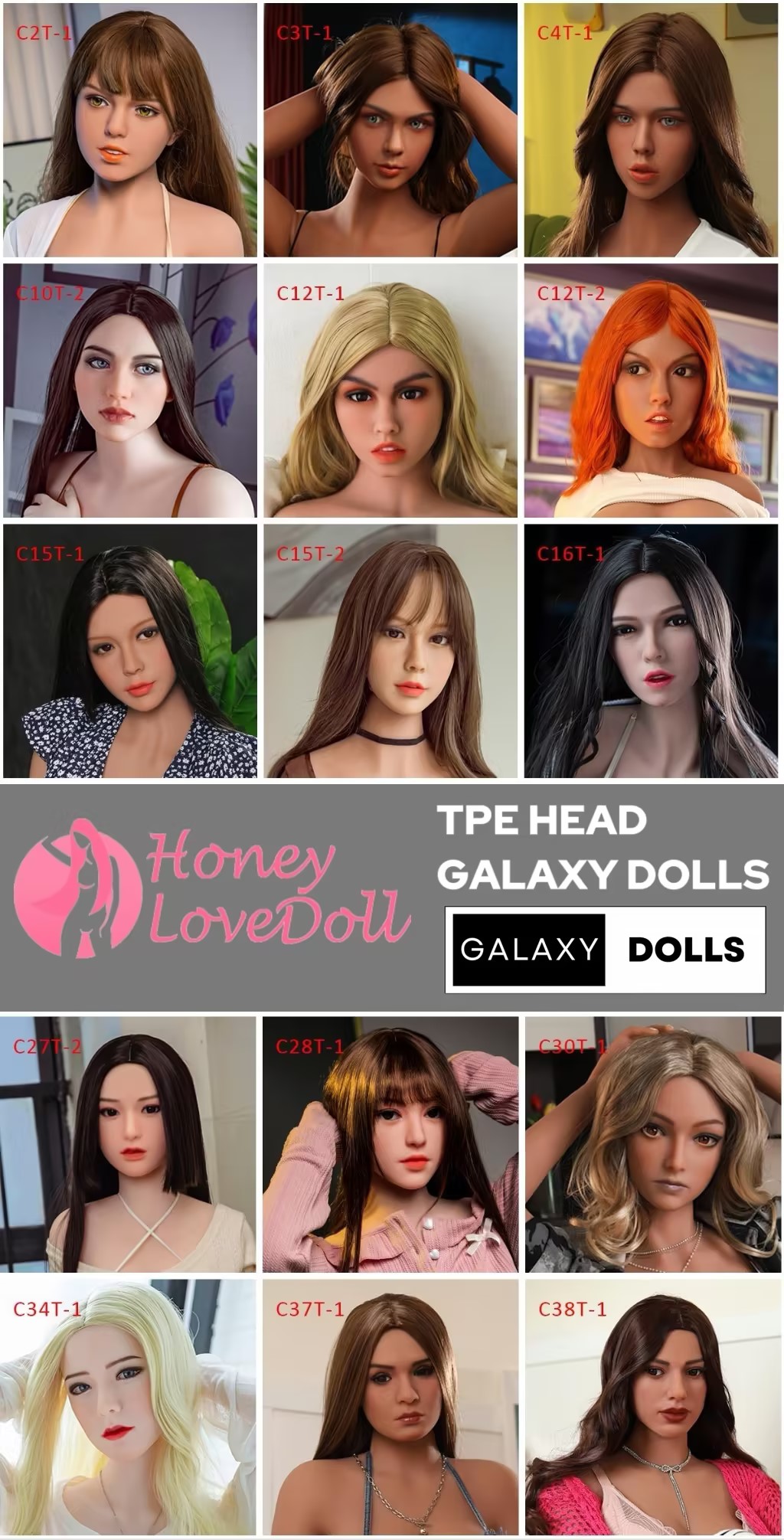 Galaxy Doll丨TPE Head for Body 140cm/4ft7 - 170cm/5ft7