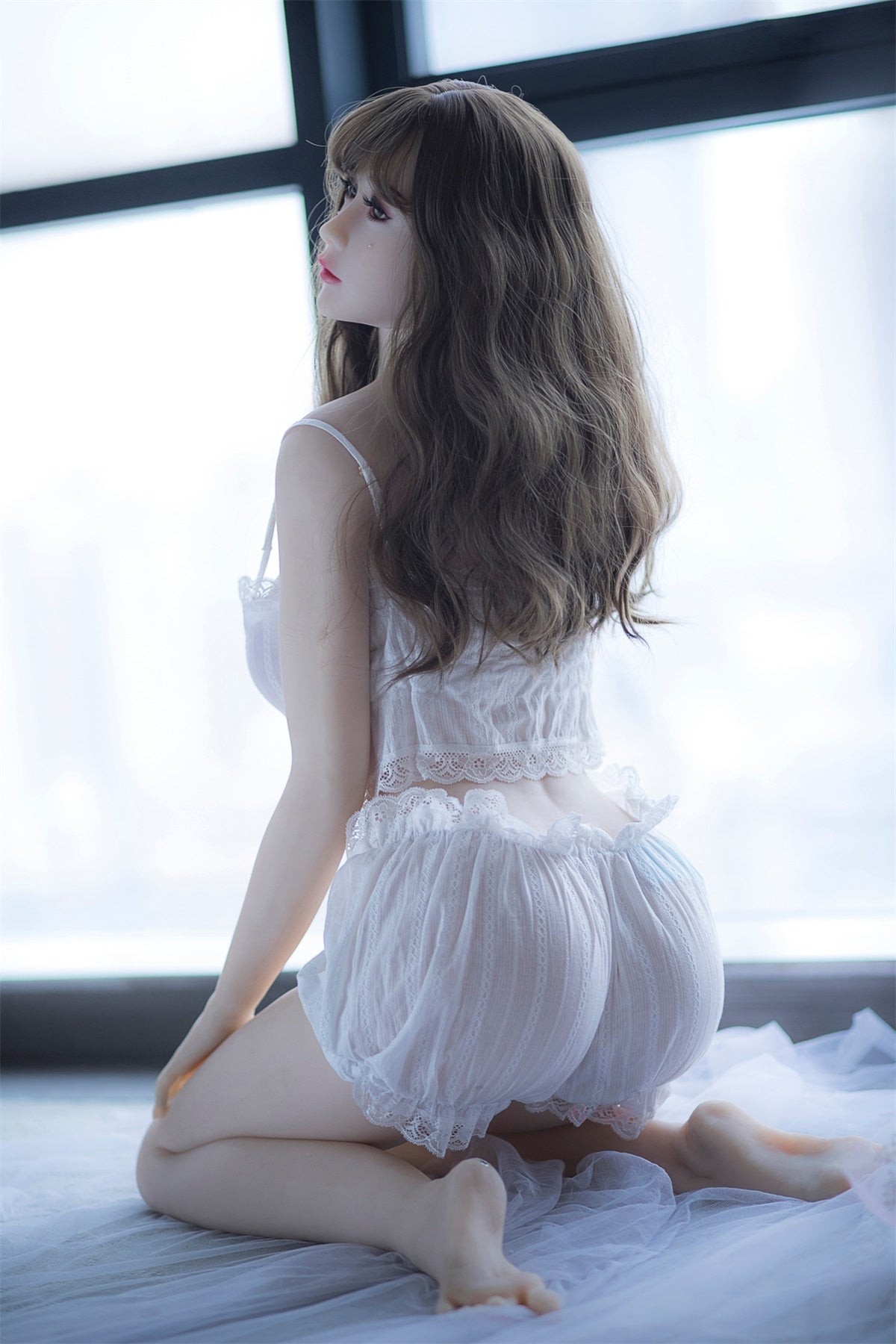 Alva - 5ft 6(165cm) Gentle Style Ultra Real Sex Doll With Blonde Curly Hair-Honeylovedoll