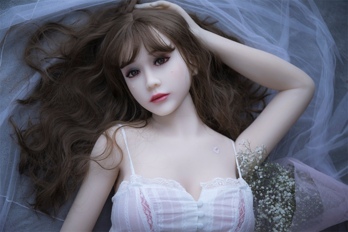 Alva - 5ft 6(165cm) Gentle Style Ultra Real Sex Doll With Blonde Curly Hair-Honeylovedoll