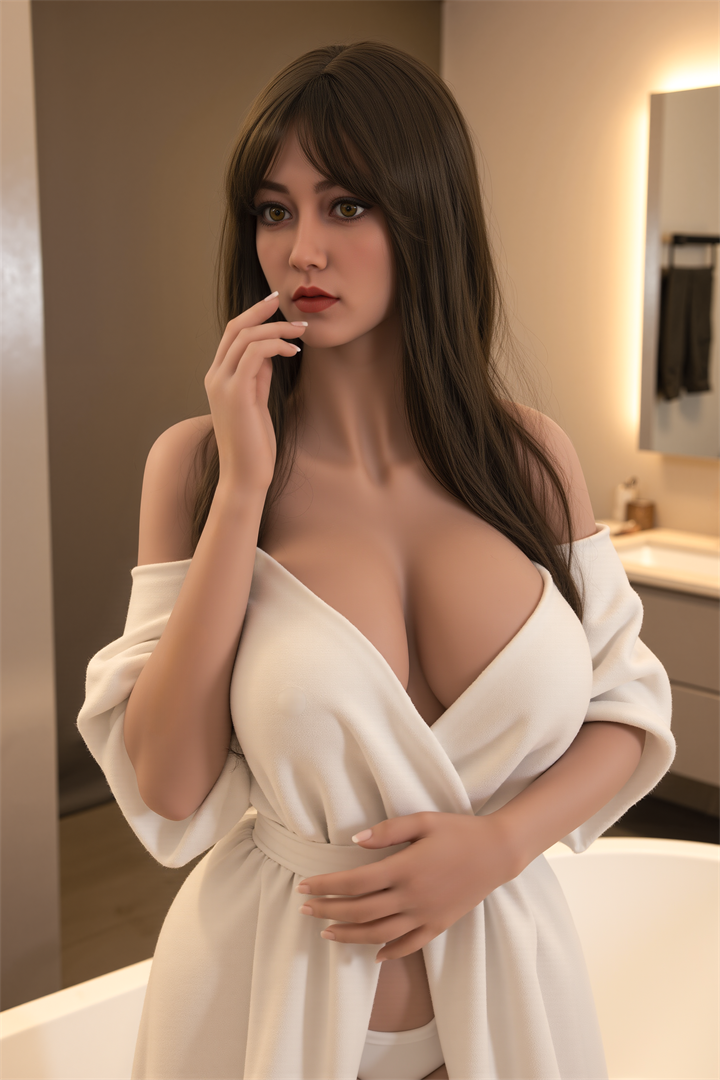AIBEI | Janice - 4ft12 (153cm) Sexy Chubby Sex Doll With Curly Hair