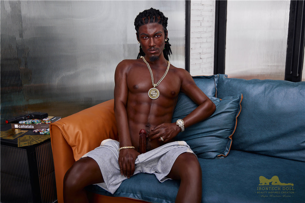 Irontech | Bill Ebony - 5ft7 (170cm) Silicone Male Sex Doll