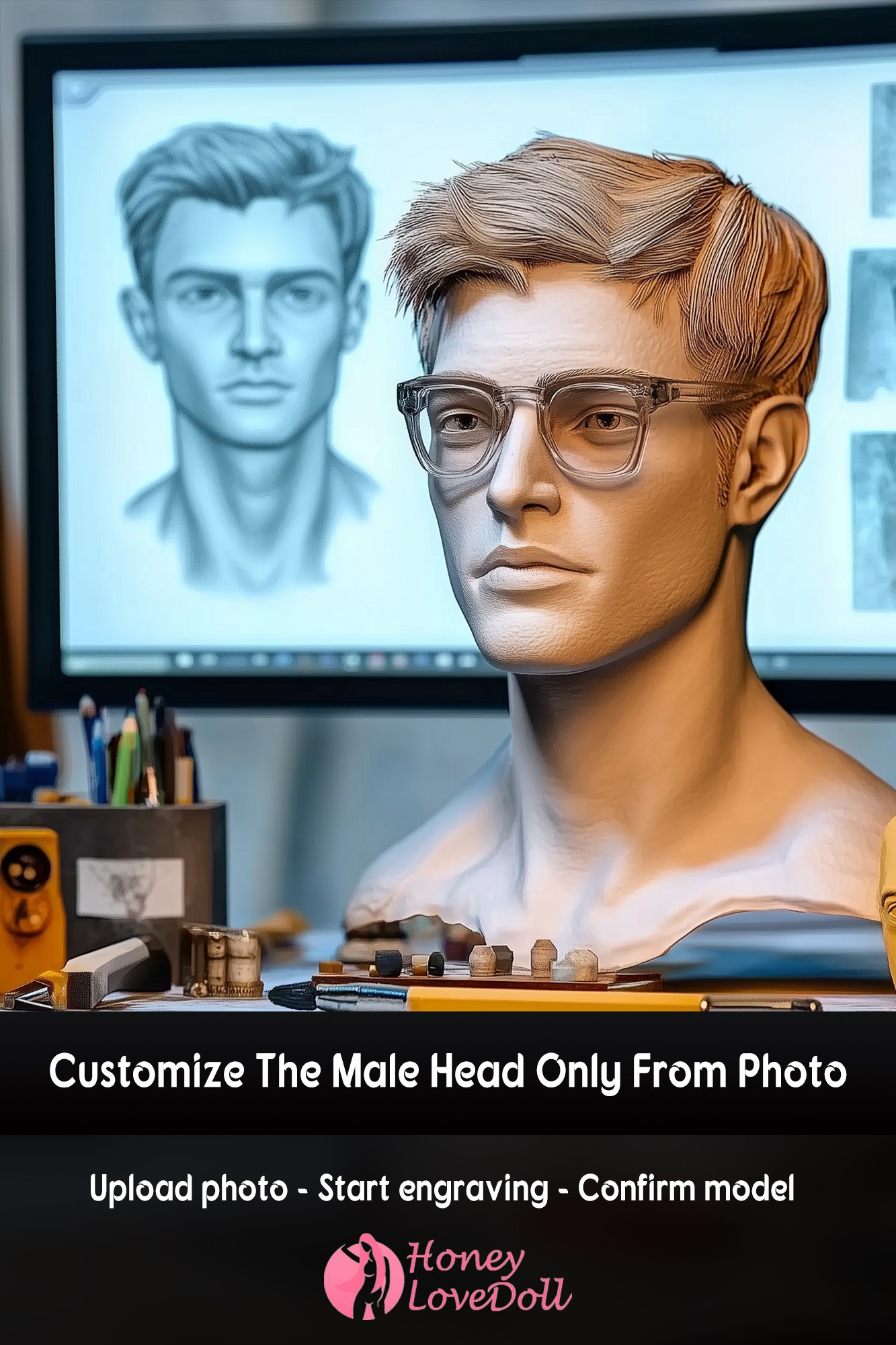 Customize The Male Head Only From Photo