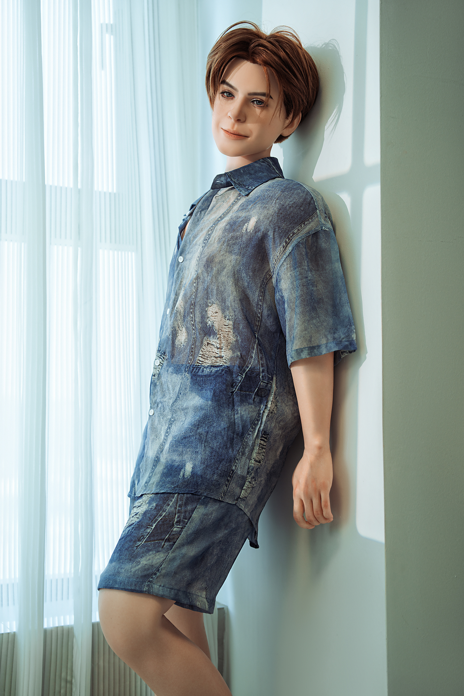 SY Doll丨Ethan-5ft 3 /160cm Electric penis Silicone Male Sex Doll