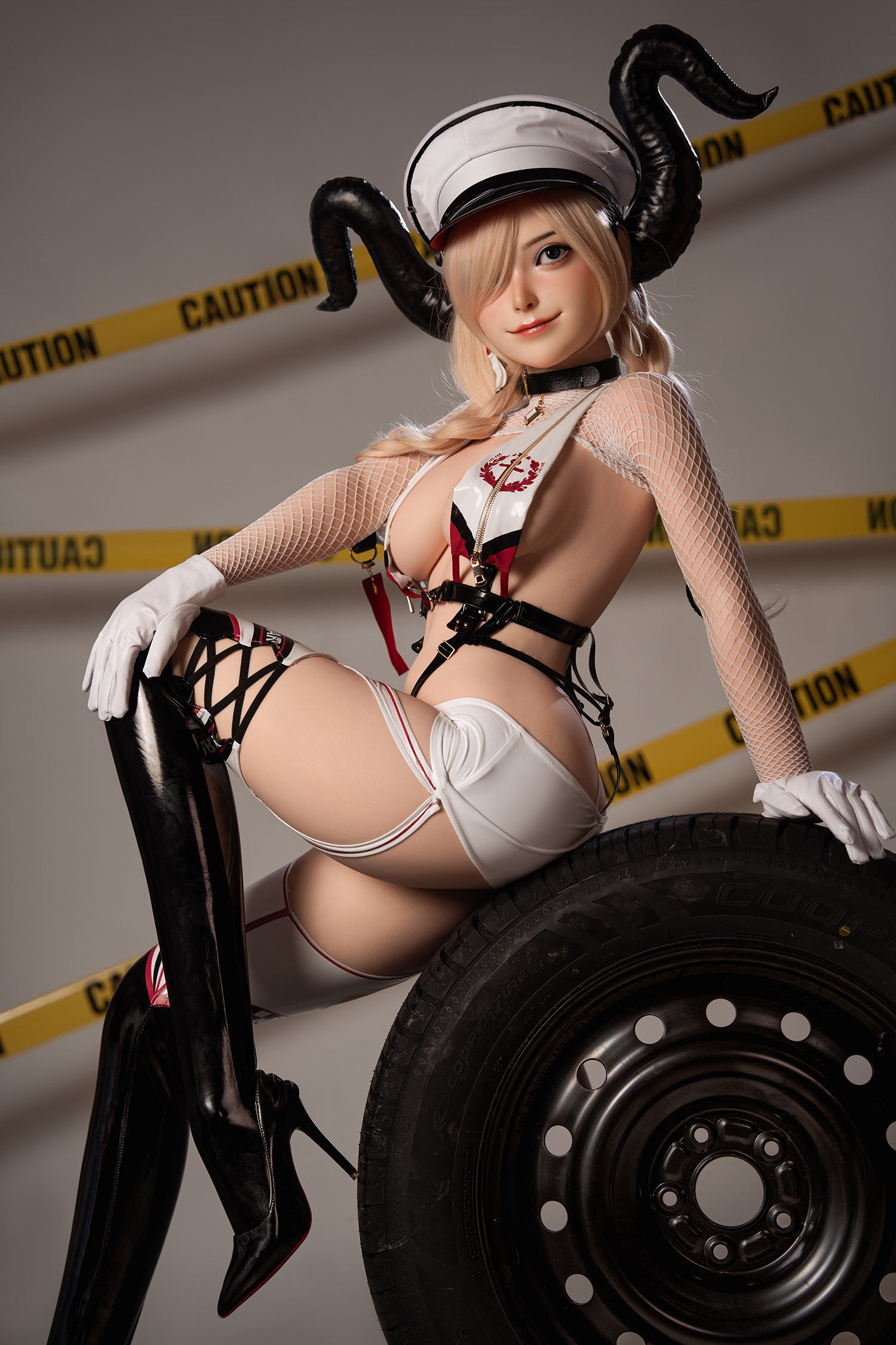 Cherry- 5ft 5/164cm D-Cup Silicone Head Sex Doll 