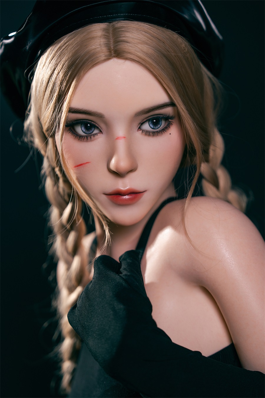 Lydia - 5ft 5/164cm Blonde Braided Silicone Sex Doll