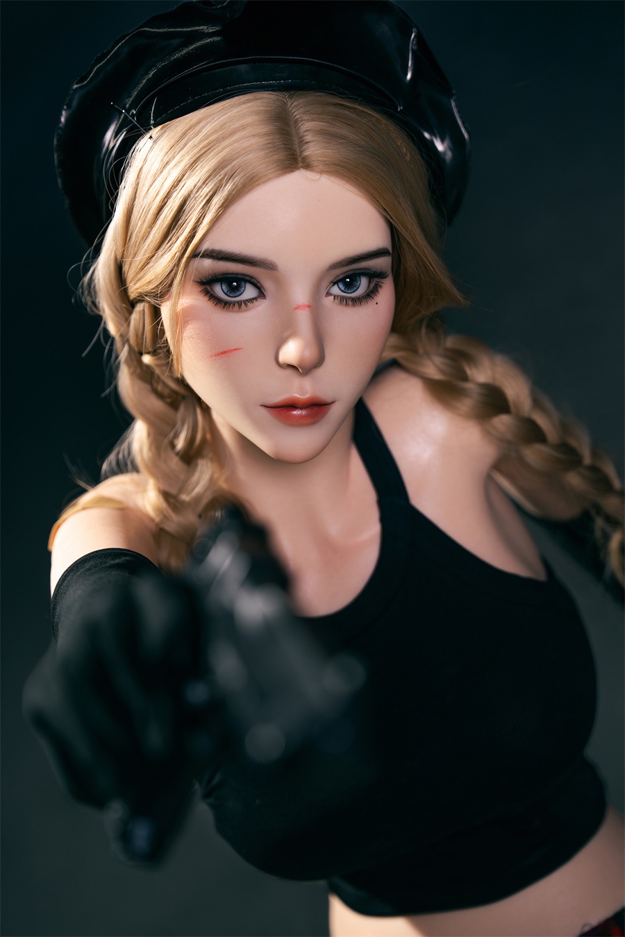 Lydia - 5ft 5/164cm Blonde Braided Silicone Sex Doll