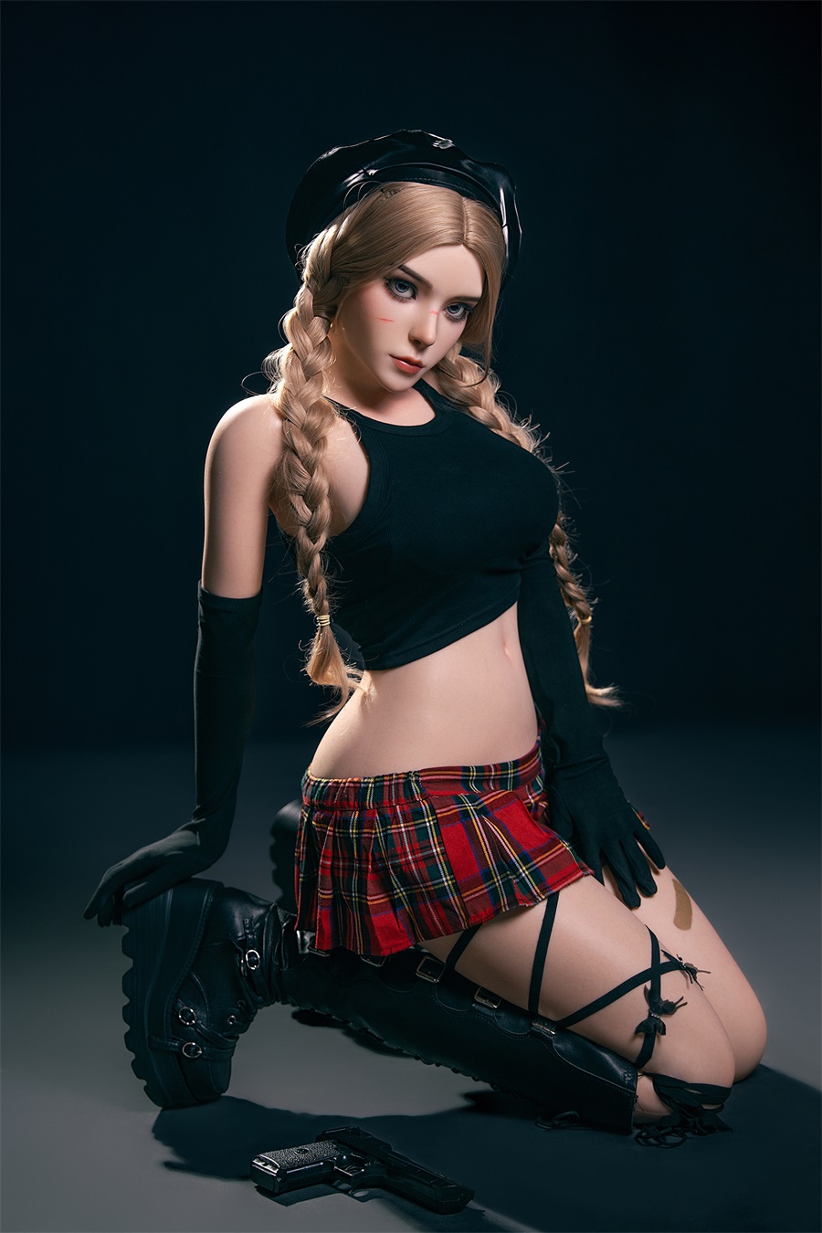 Lydia - 5ft 5/164cm Blonde Braided Silicone Sex Doll