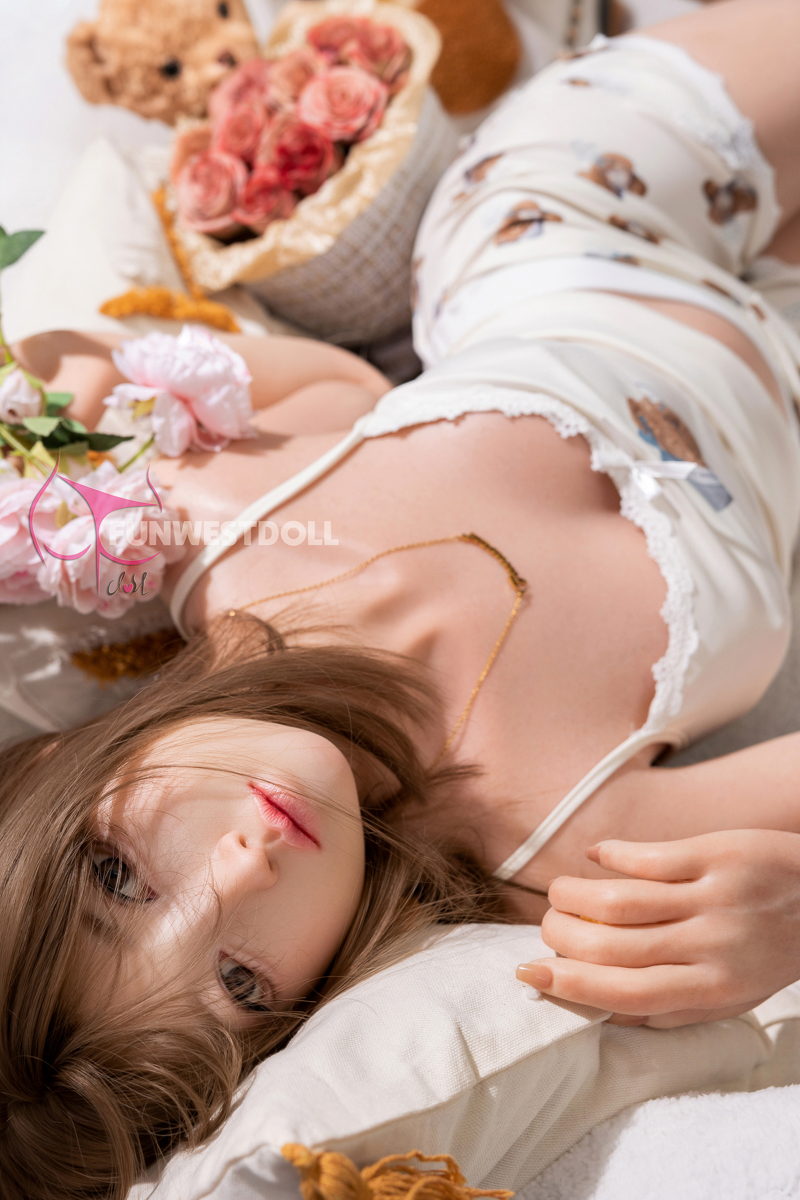 Funwest Doll | 159cm (5'3") -A Cup Full Silicone Sex Doll -Valentine's Day Amy