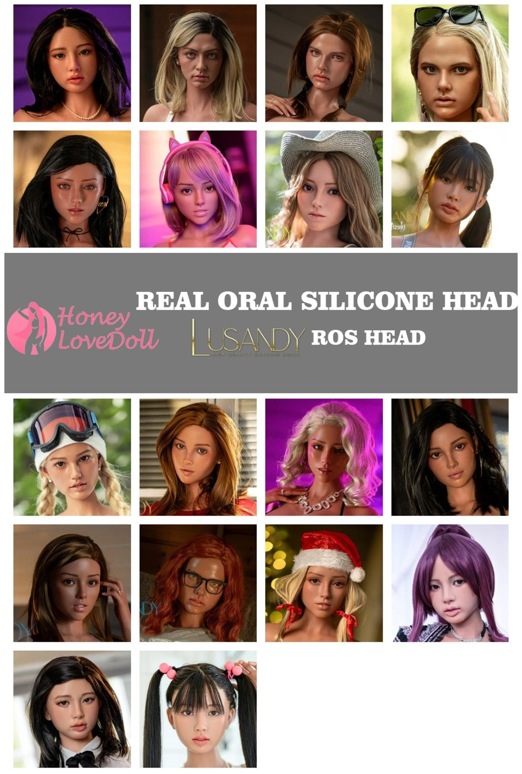 Lusandy Doll | Silicone Head (Extra Doll Heads)