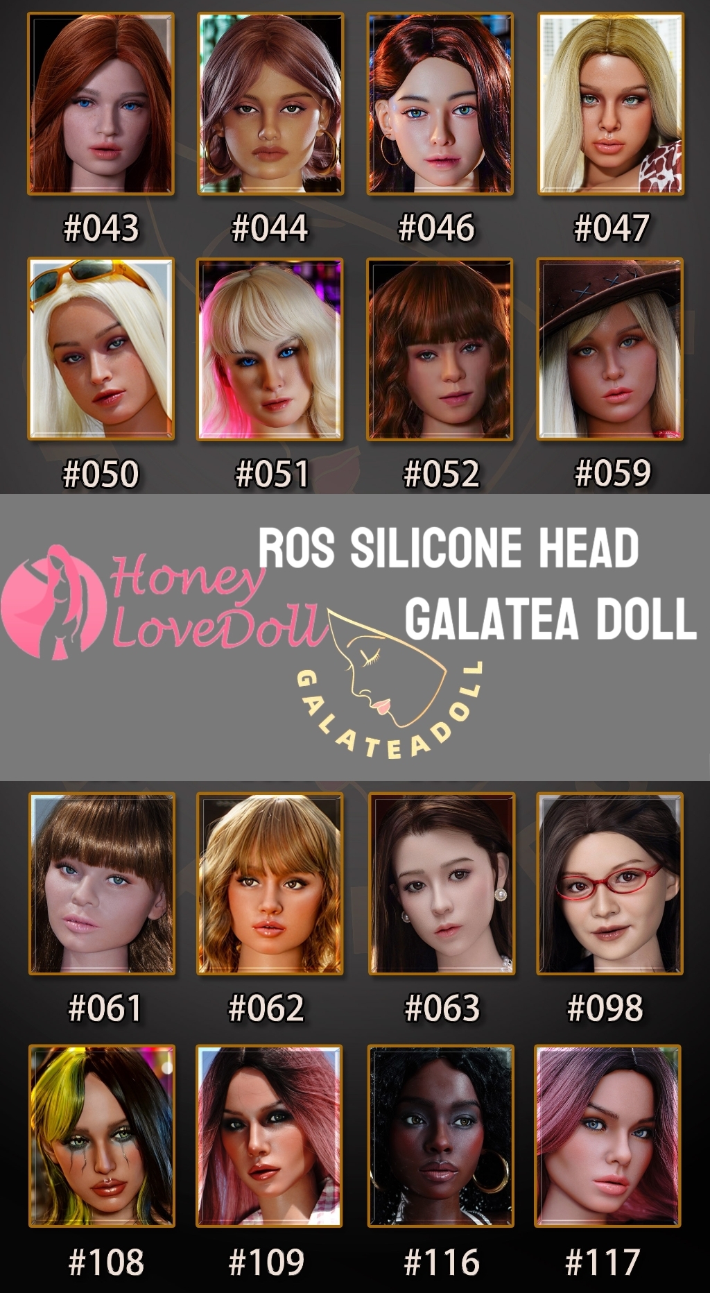 Galatea Doll丨ROS Silicone Head (Extra Doll Heads)